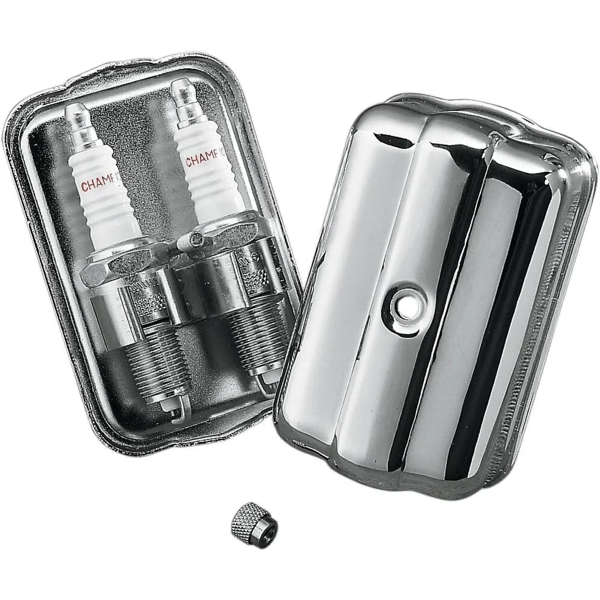 Chrome Spark Plug Holder
