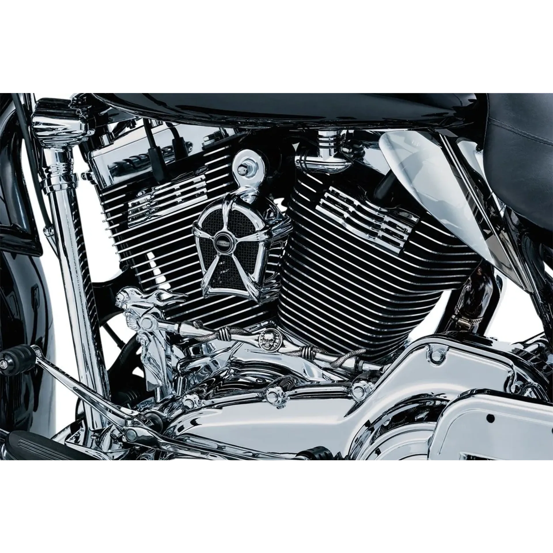 Spark Plug-Head Bolt Covers Chrome