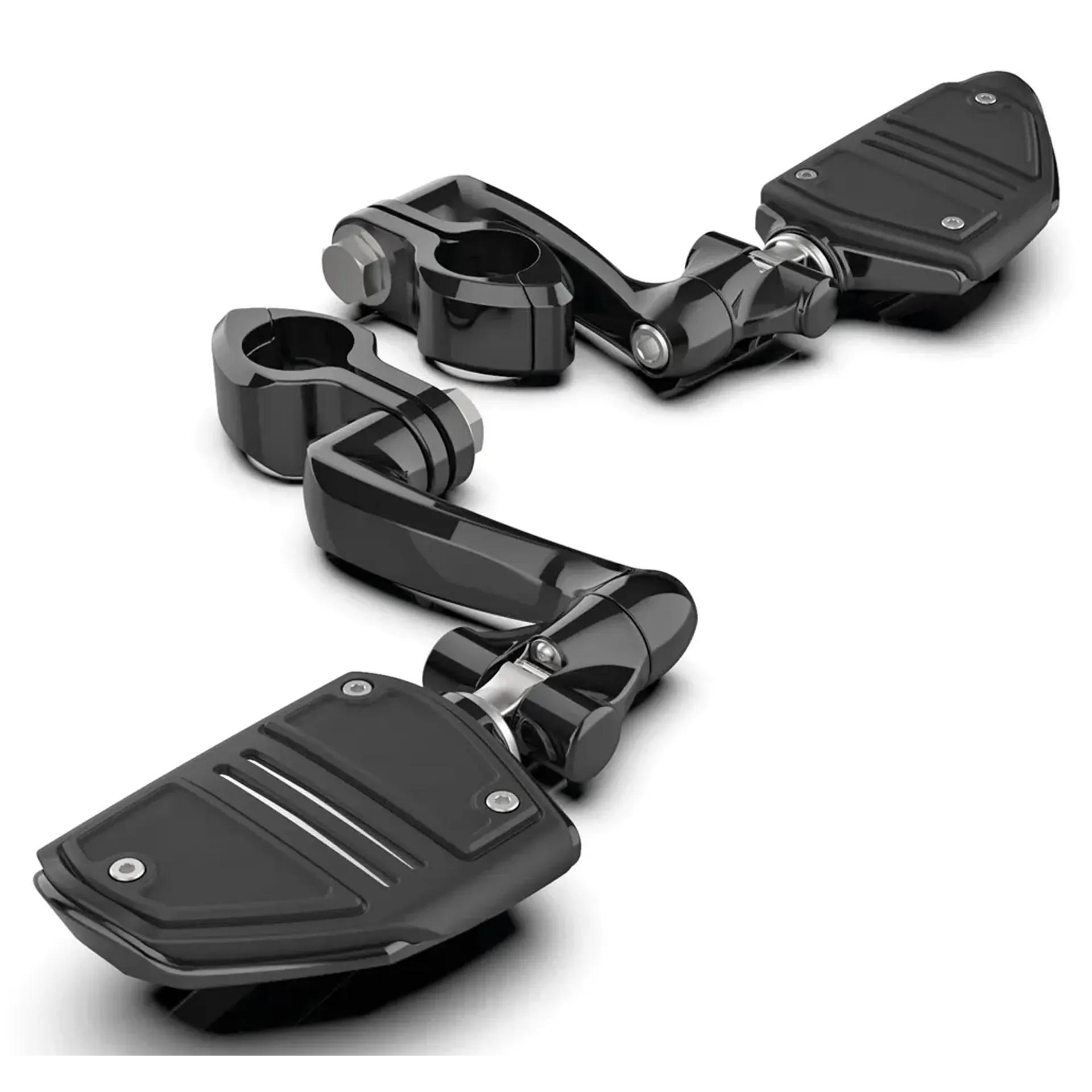 Twin Rail HW Pegs Ext. Blk Male Mounts