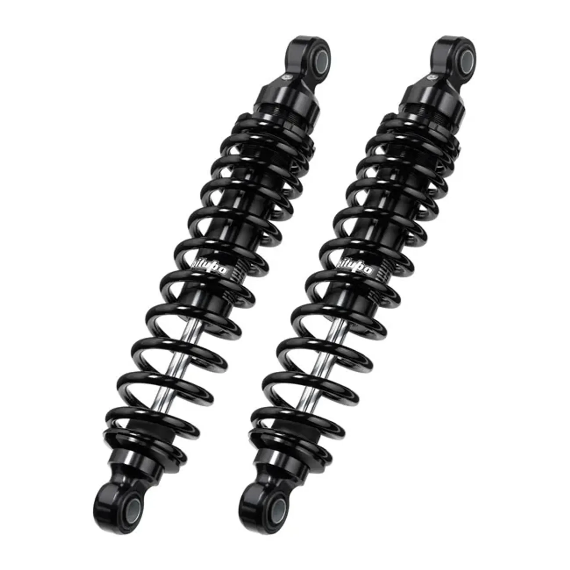 Bitubo, WMB dual shock absorber set. Black. 321mm