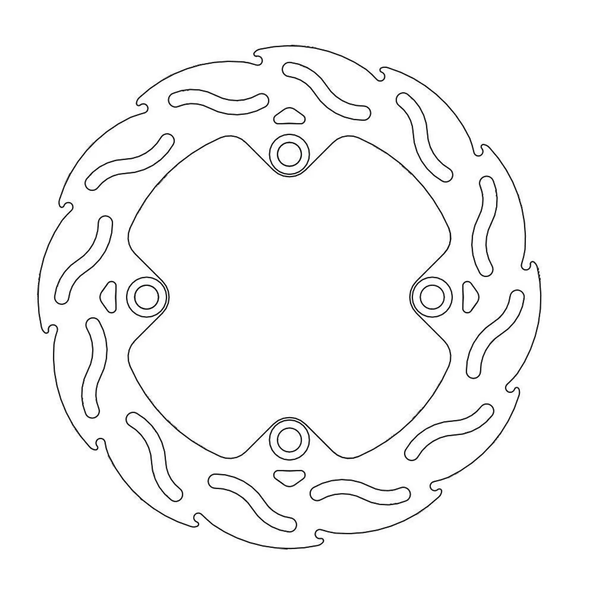 Brake Rotor Fixed Flame Natural