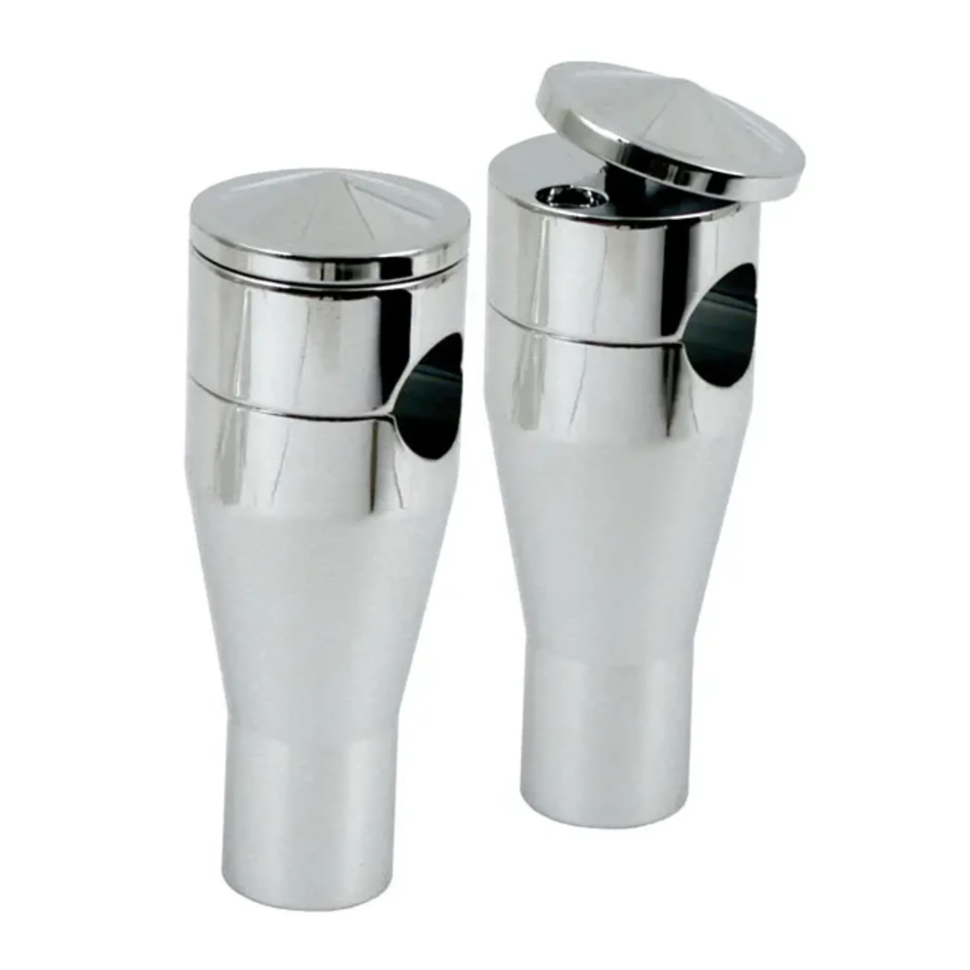 Twist-Top Panhead style risers. Chrome, 6" rise