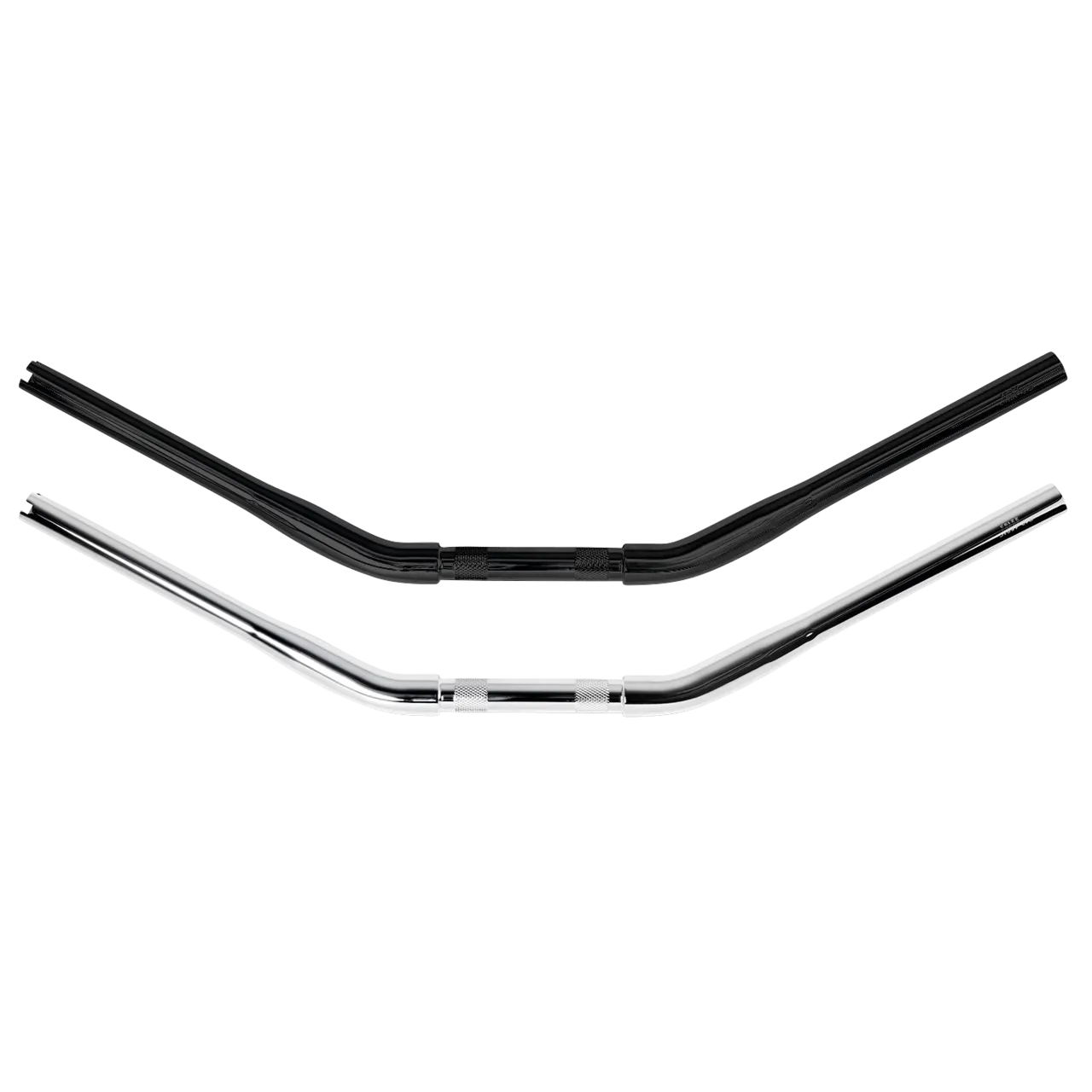 Burly 1-1/4" Drag Bar 0" Rise TBW Black - Afbeelding 2