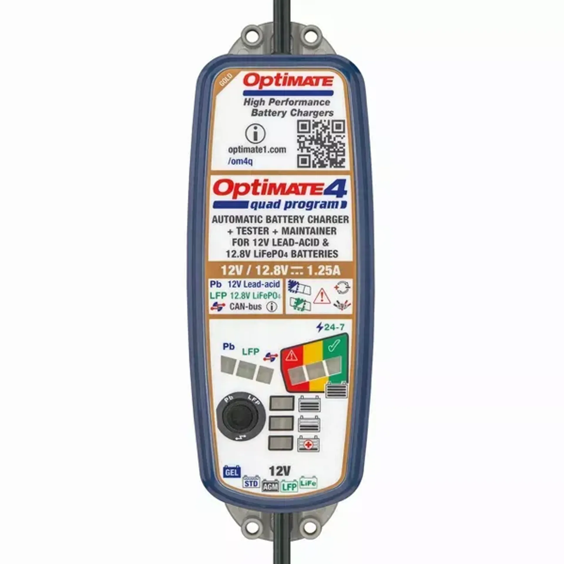 Charger optimate 4 quad