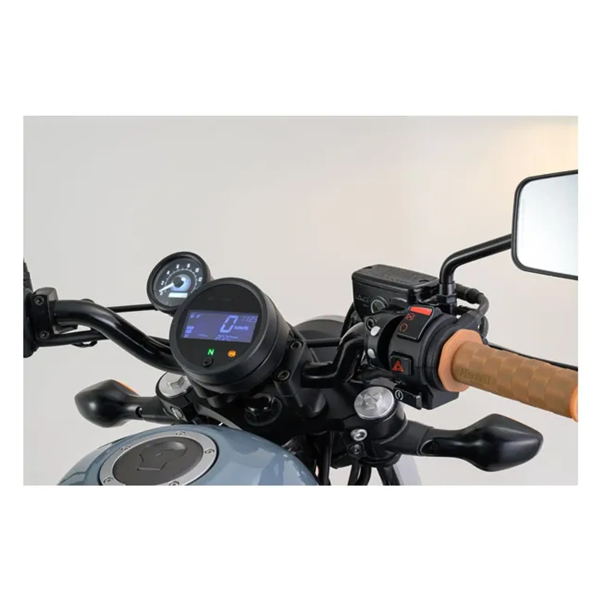 Daytona, dual button speedo handlebar switch. Black