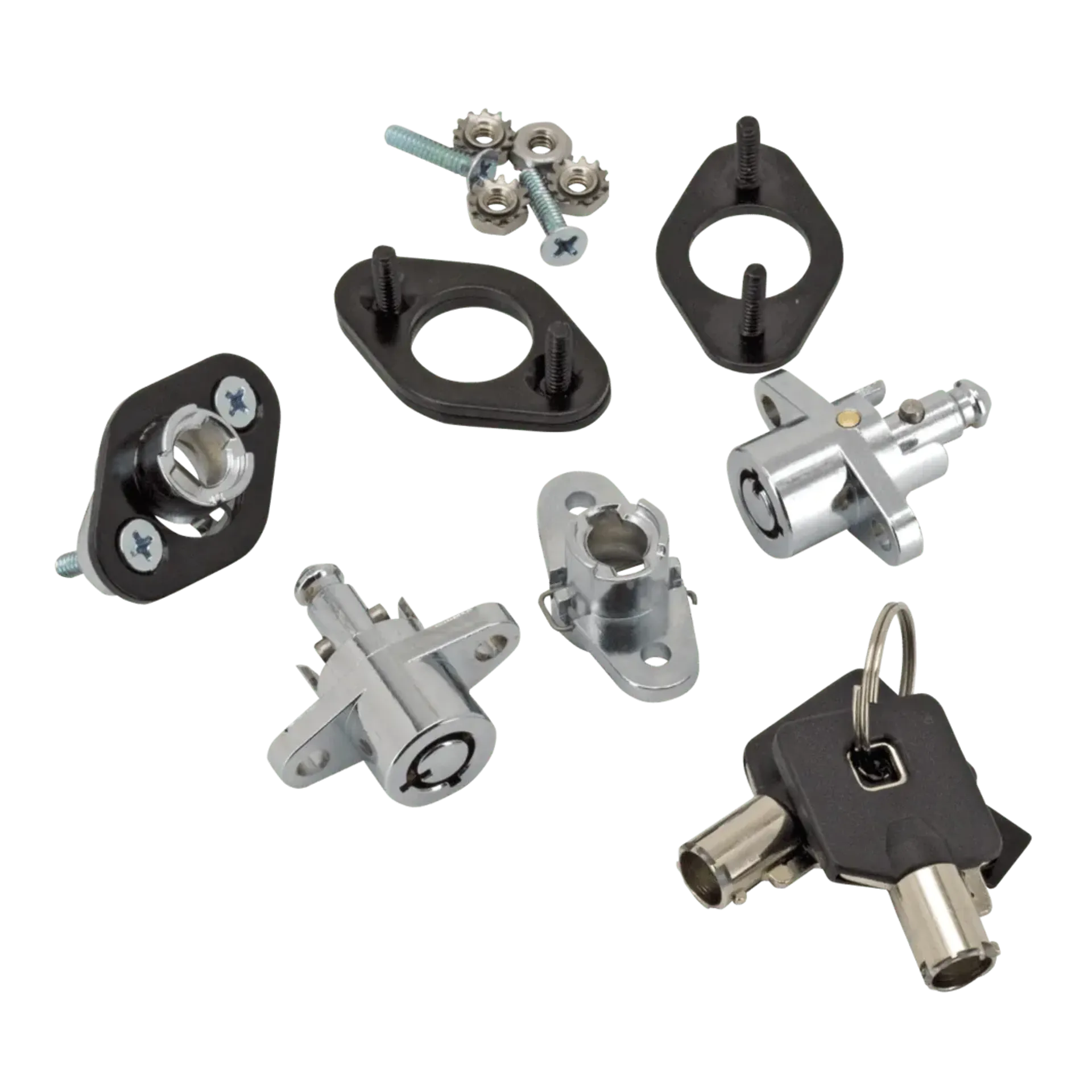 GZP Universal leather saddlebag lock kit