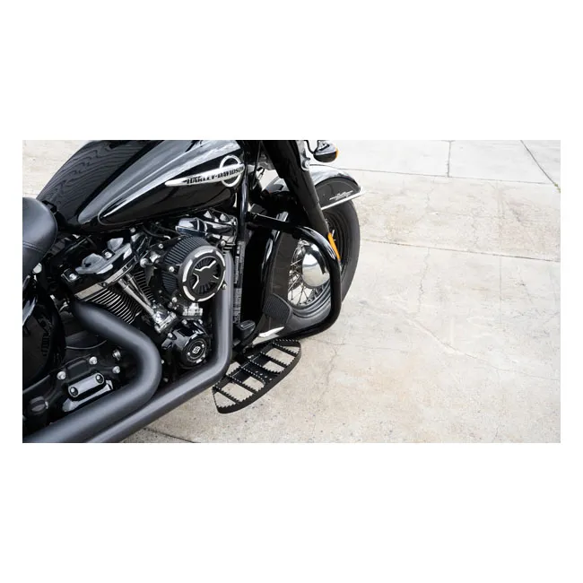 Burly, MX rider floorboards. Black - Afbeelding 4