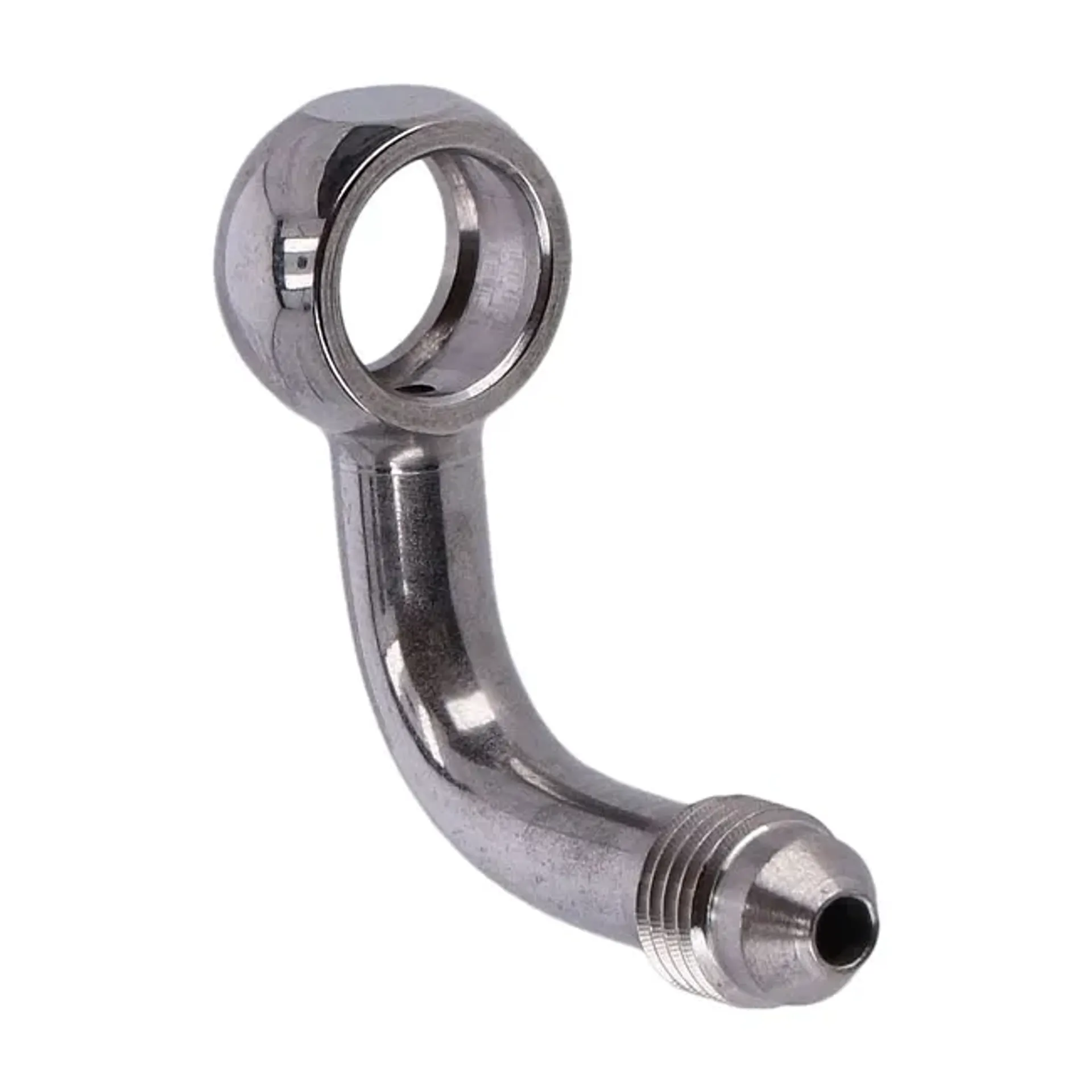 Goodridge, Slimline banjo fitting 7/16", 90 degrees. SS