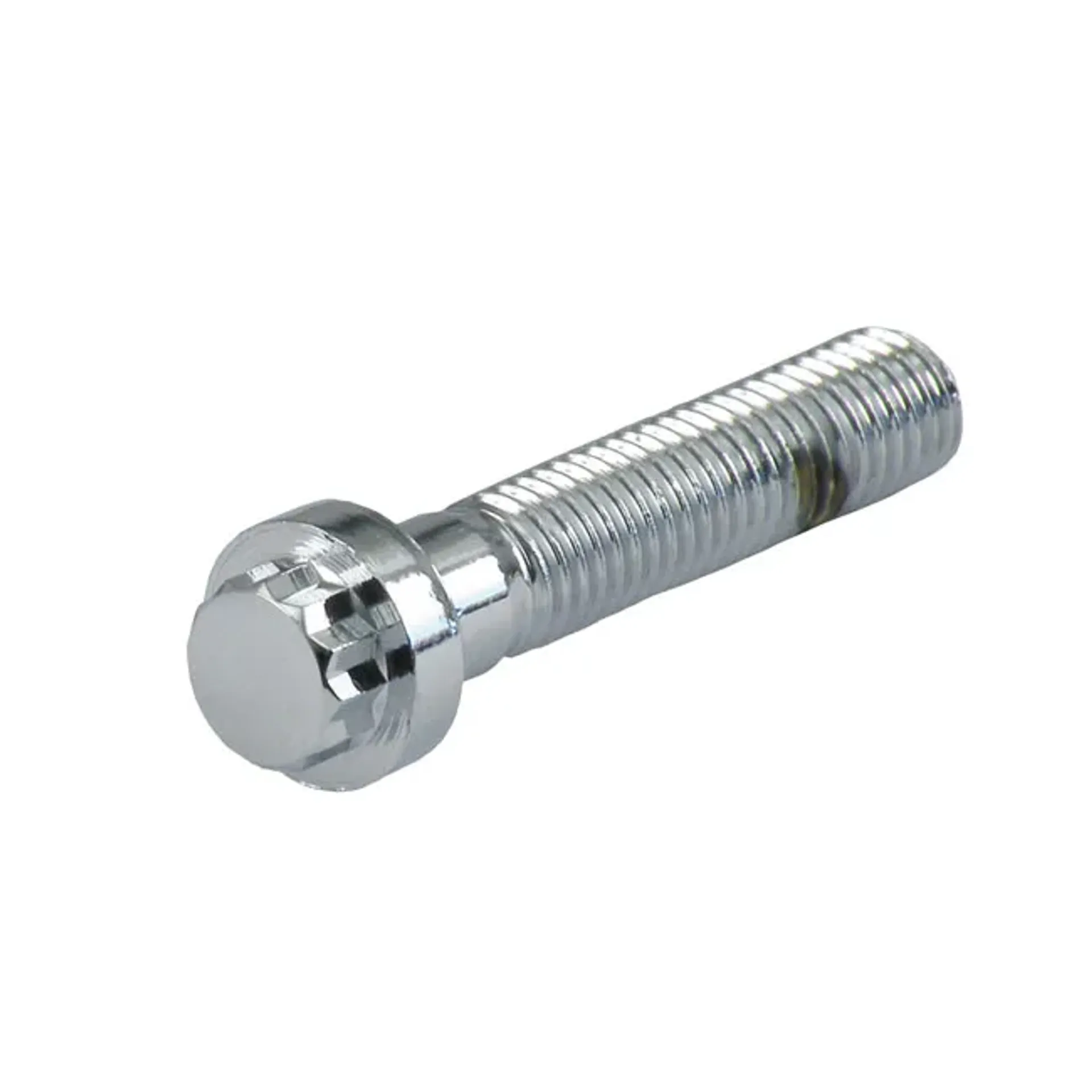M8 x 35mm 12-point bolt, chrome