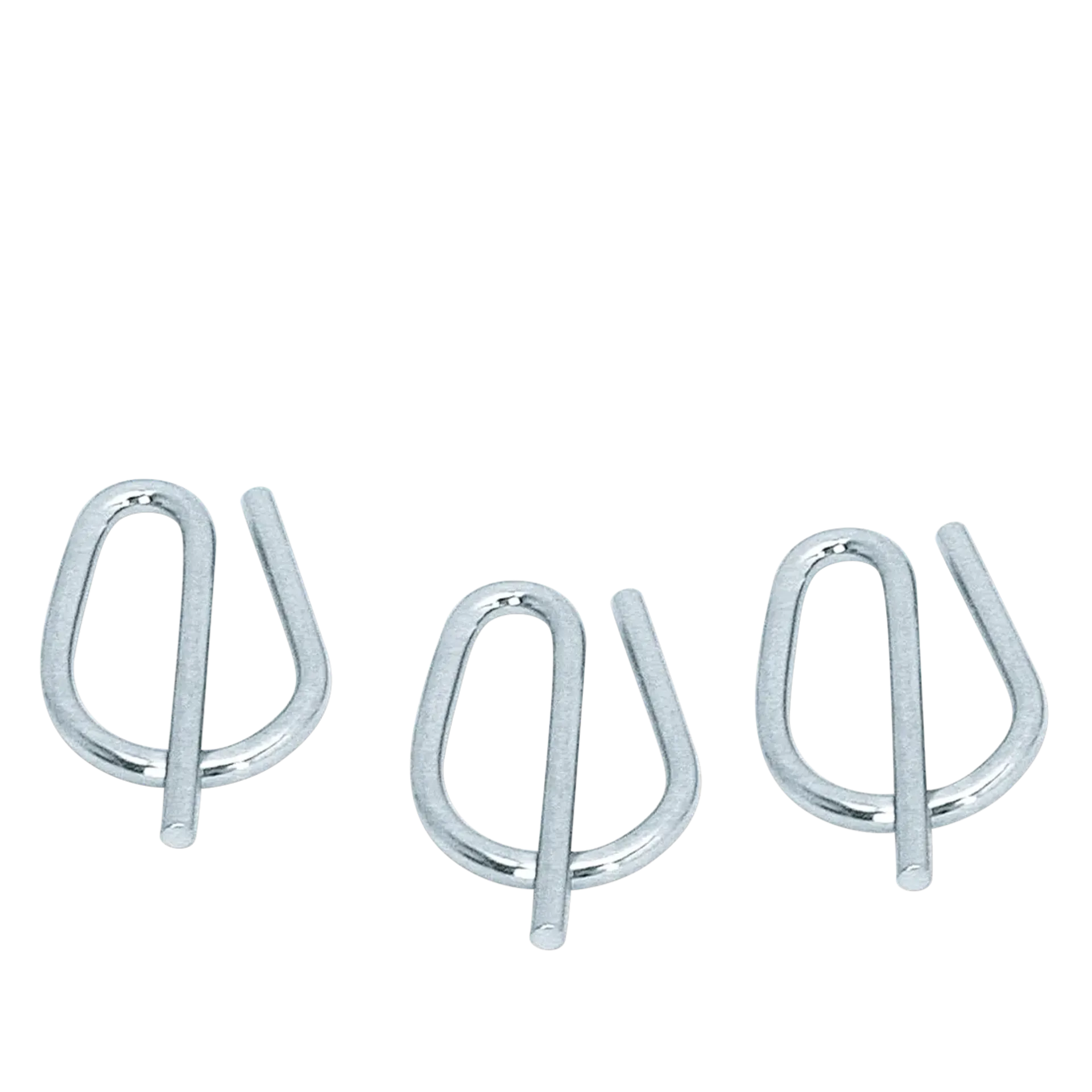 5pck Colony chrome rear axle spring clip