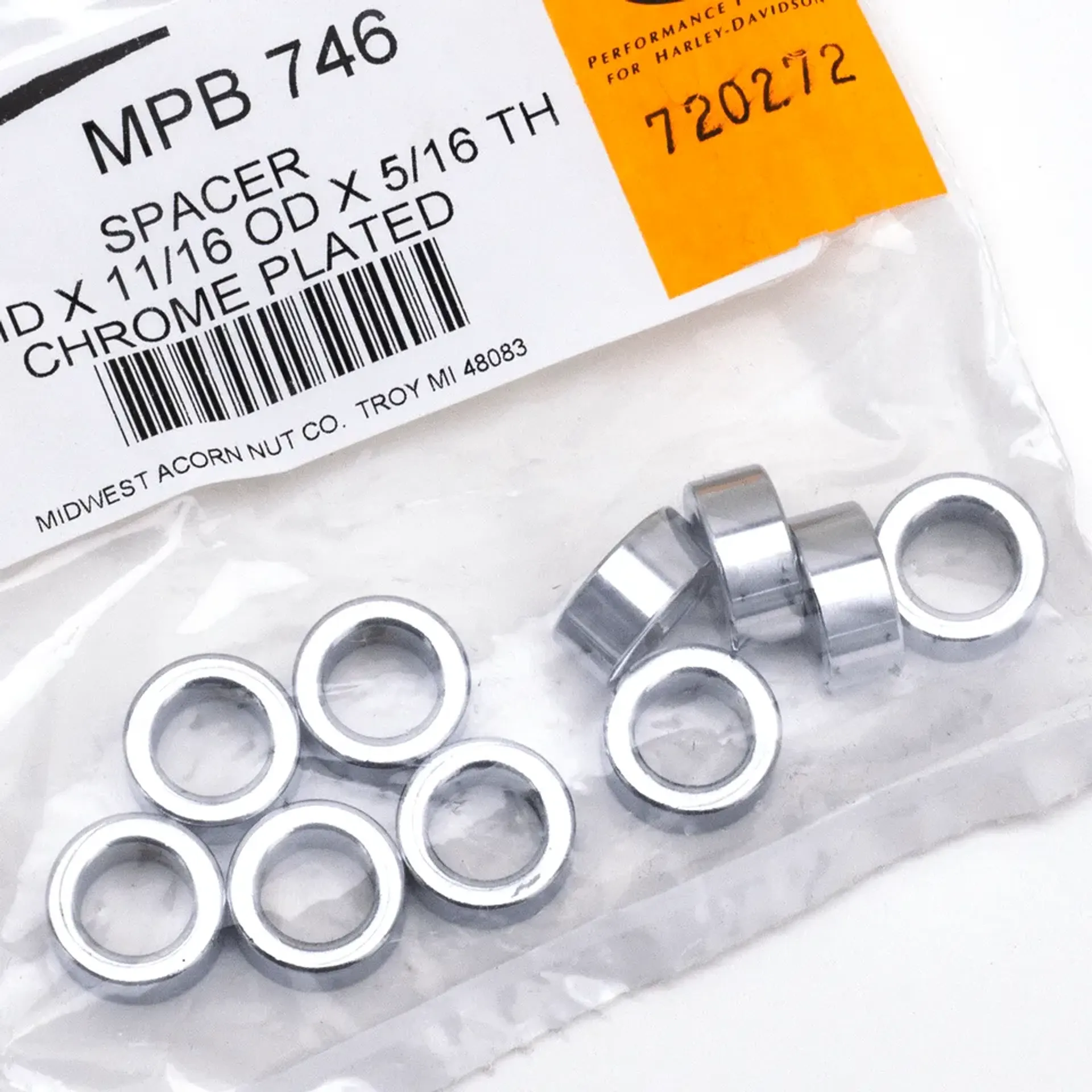 10pck Washers 7/16 x 11/16 x 5/16