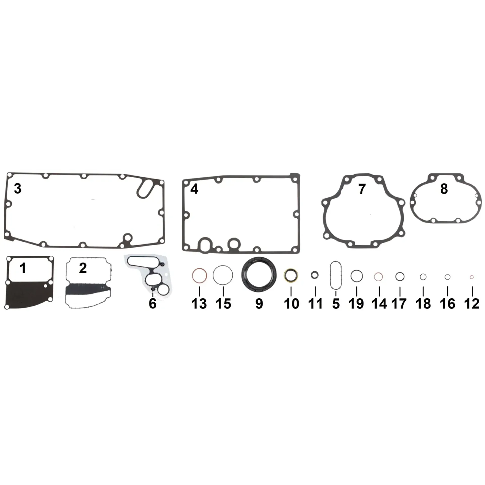 5Pck Gasket Transm Top Cover M-8 foamet