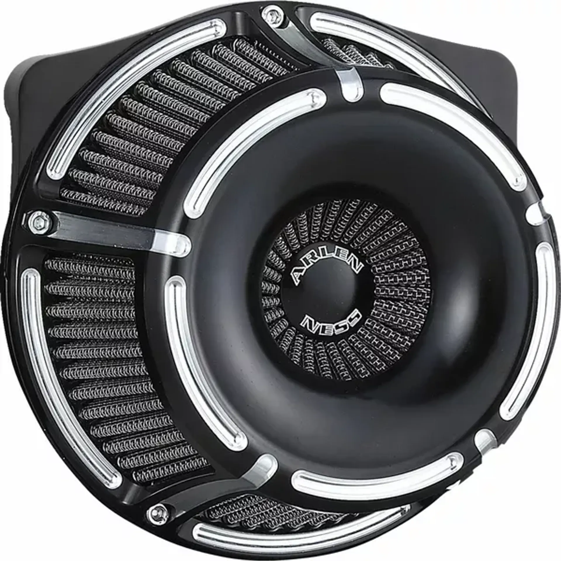 Air cleaner slot track inverte