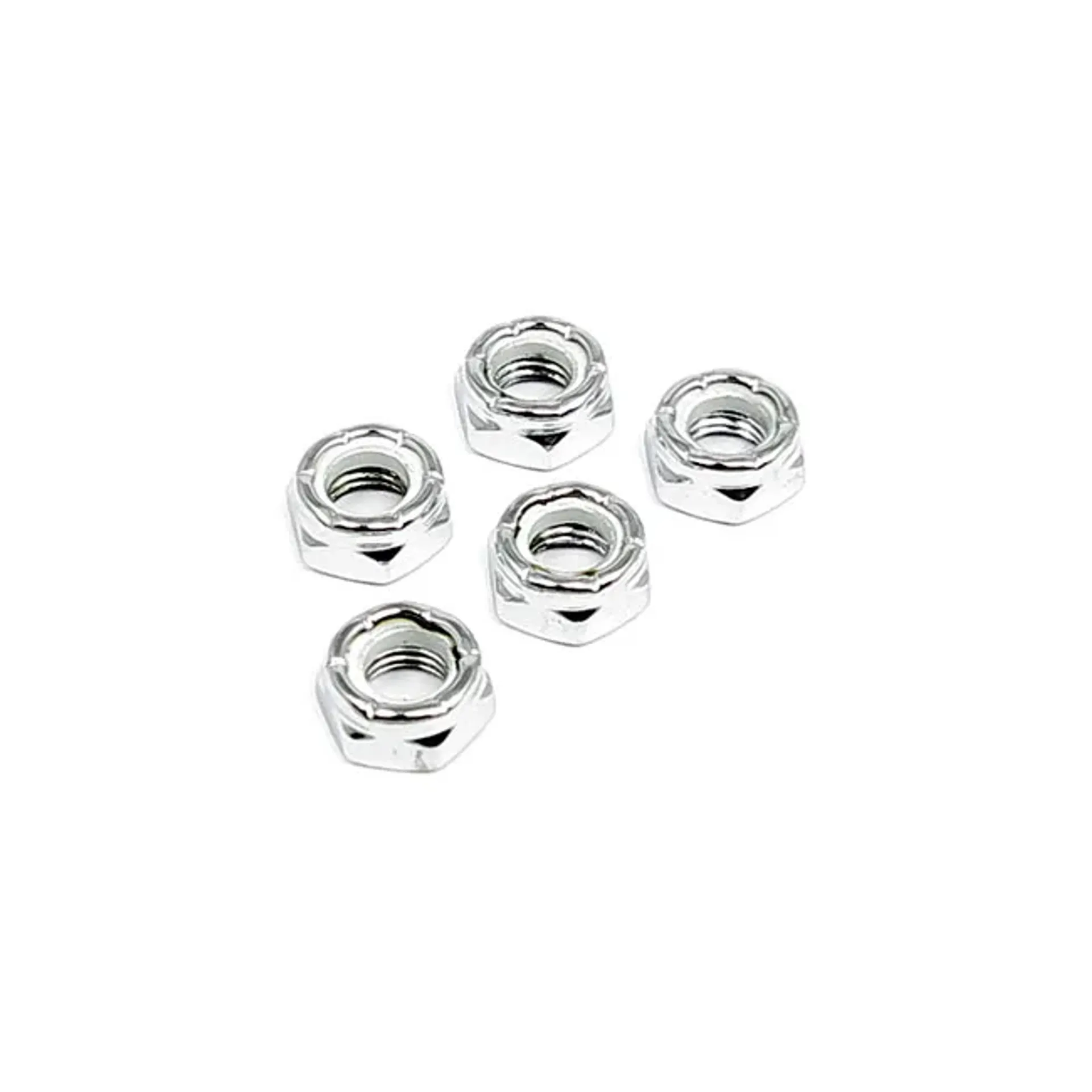 Jam lock nut chrome, 9/16-18 - 25 pack