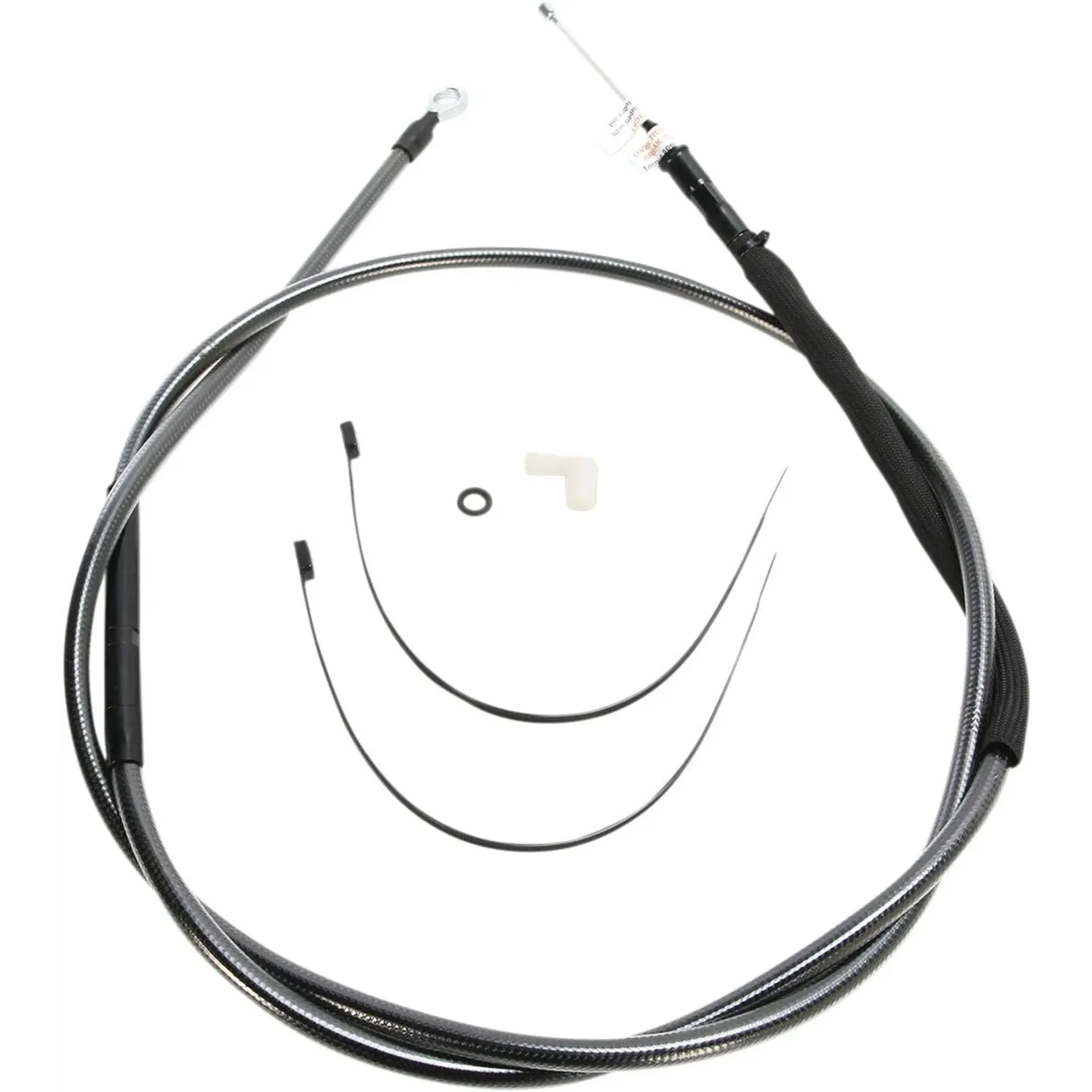 Clutch Cable Two-Piece Black Pearl Chrome Black/Clear