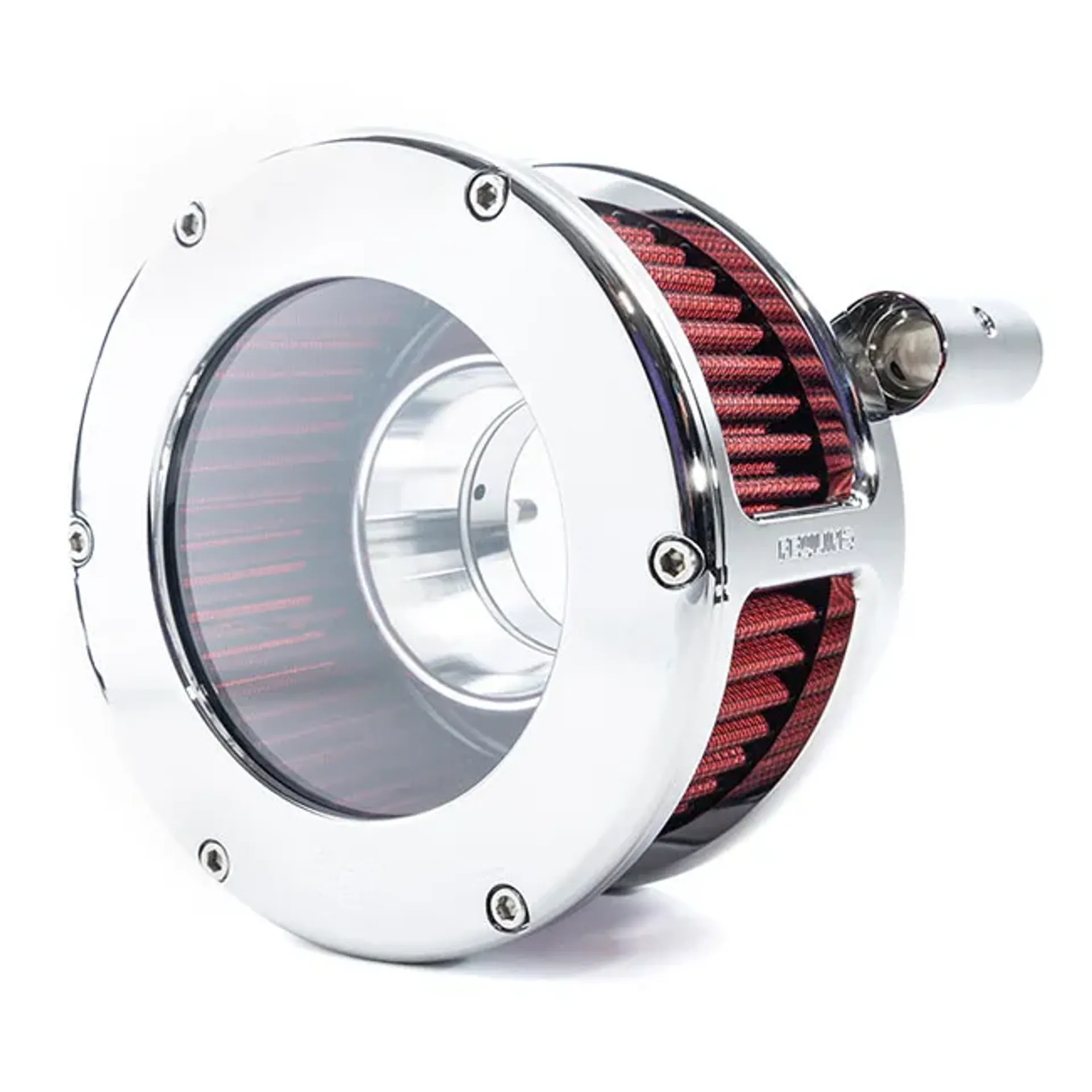 Feuling, BA air cleaner kit. Chrome. Clear cover