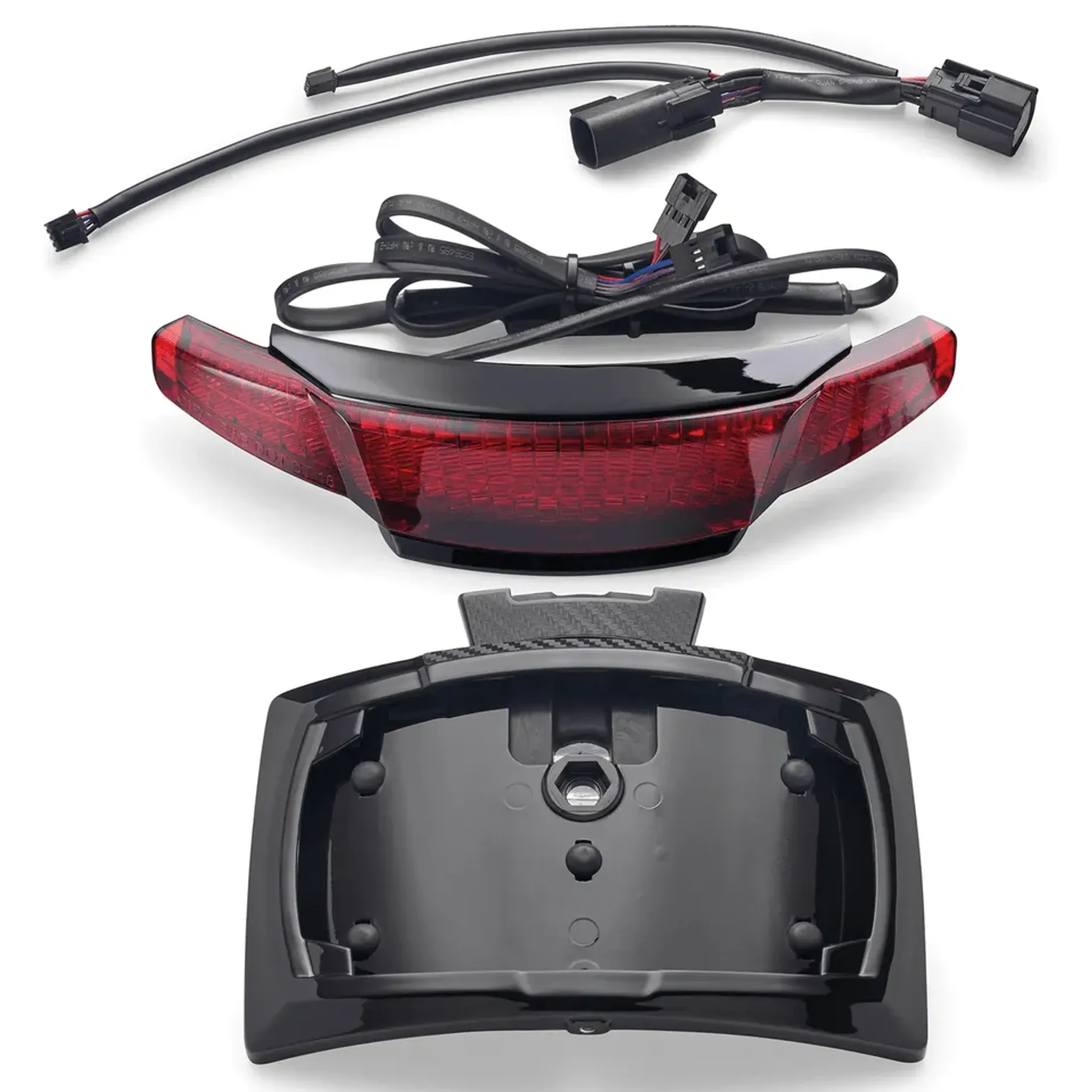 Ciro Latitude Lightstrike Tail Light & License Plate Holder For Touring