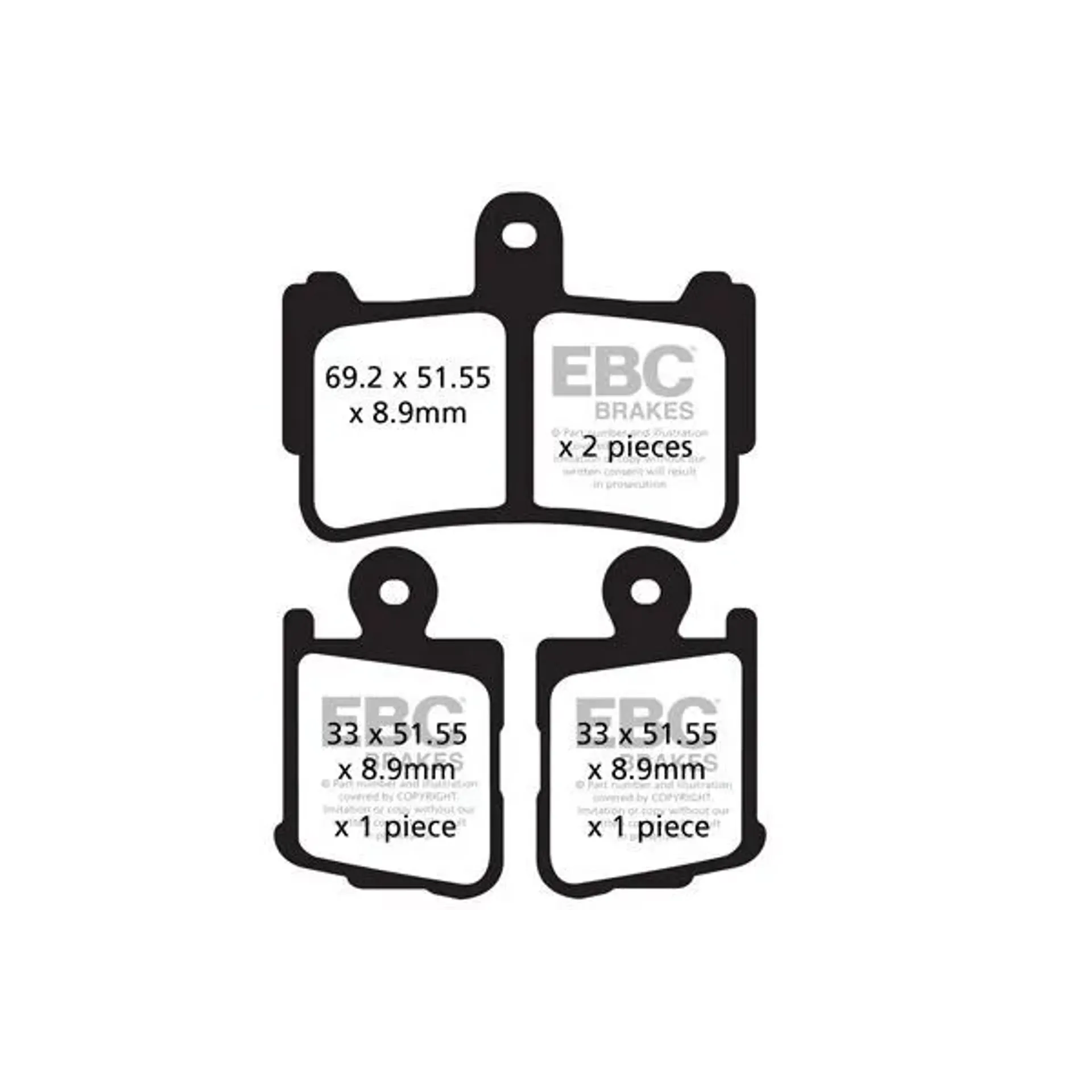 Brake Pad Fa-Hh Series Sintered Metal