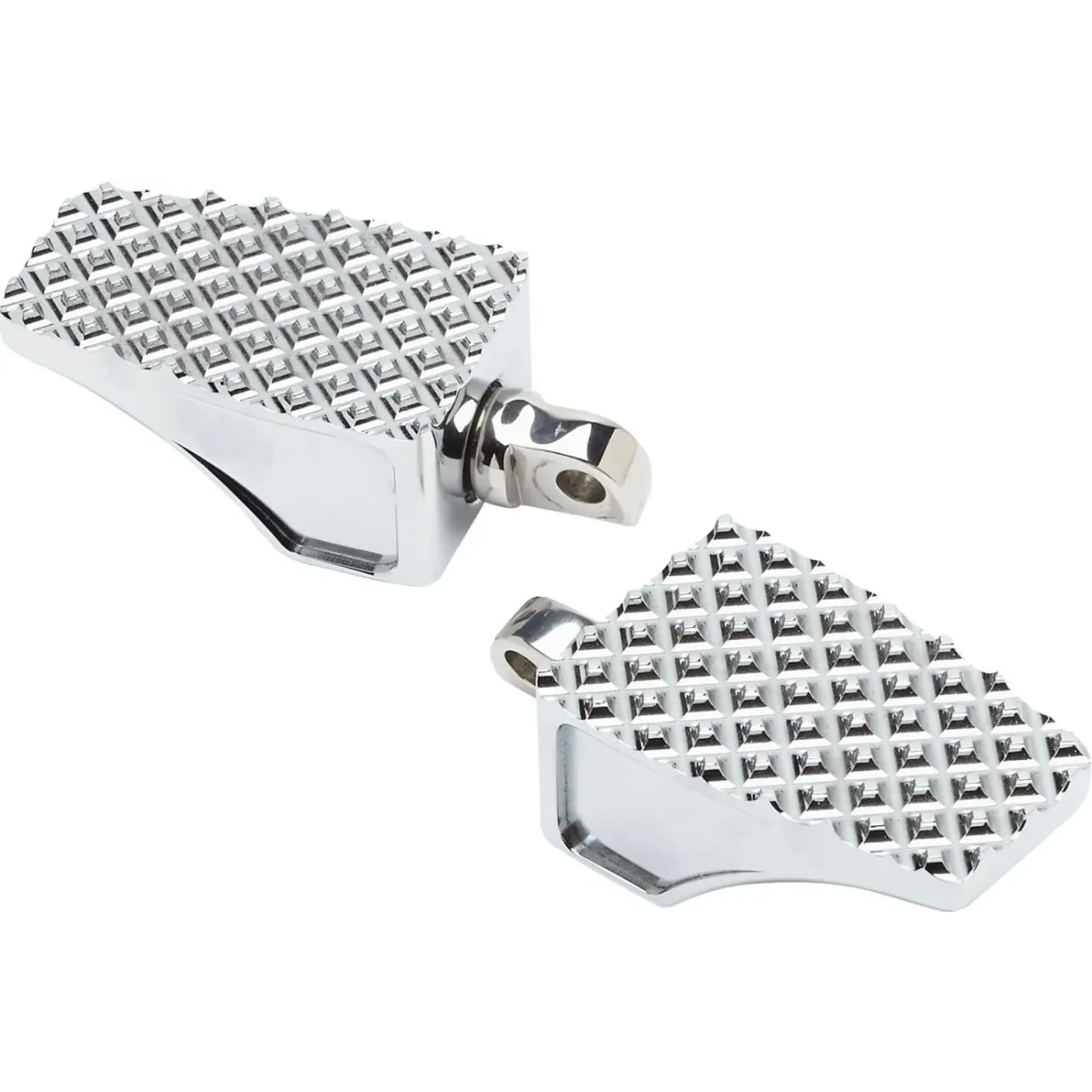 Billet County Footpegs – New Clevis – Chrome