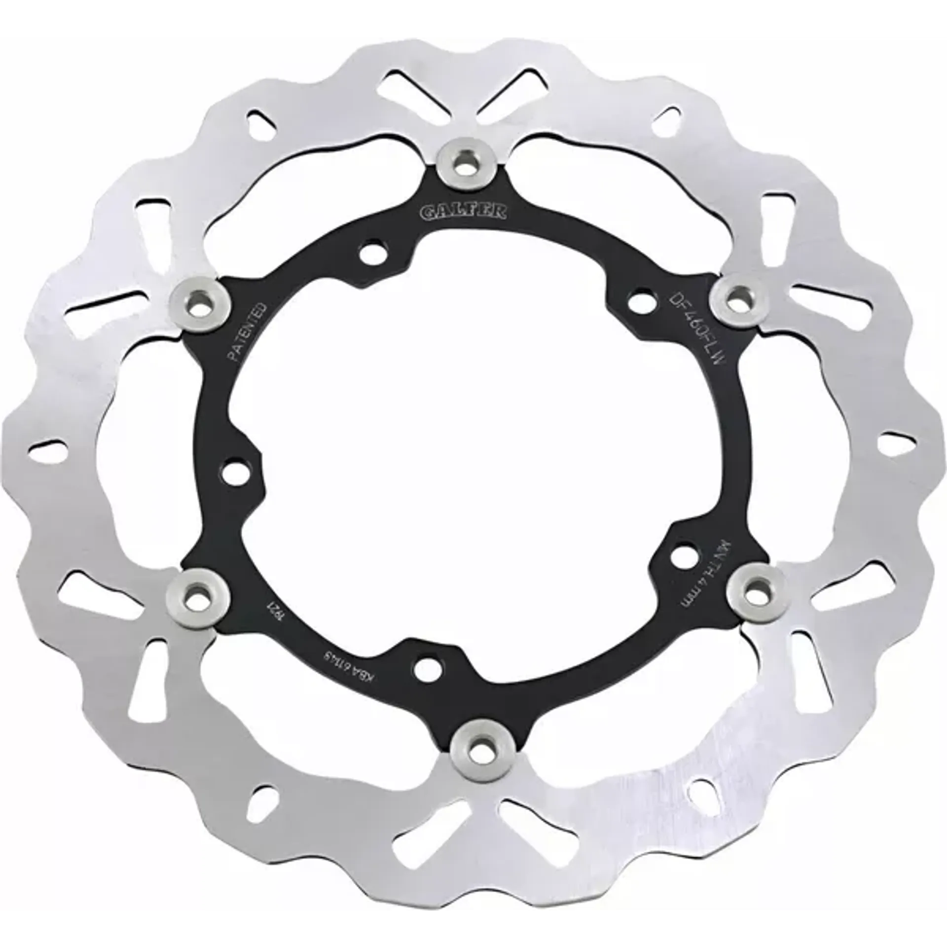 Brake disc float wave