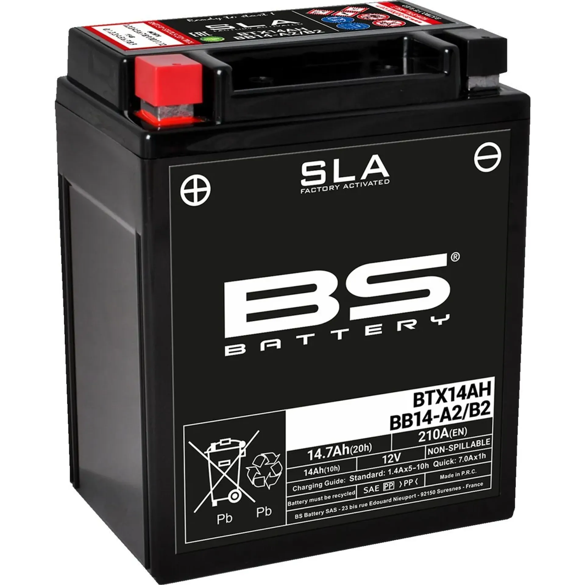 Battery Bs Btx14Ah/Bb14-A2/B2