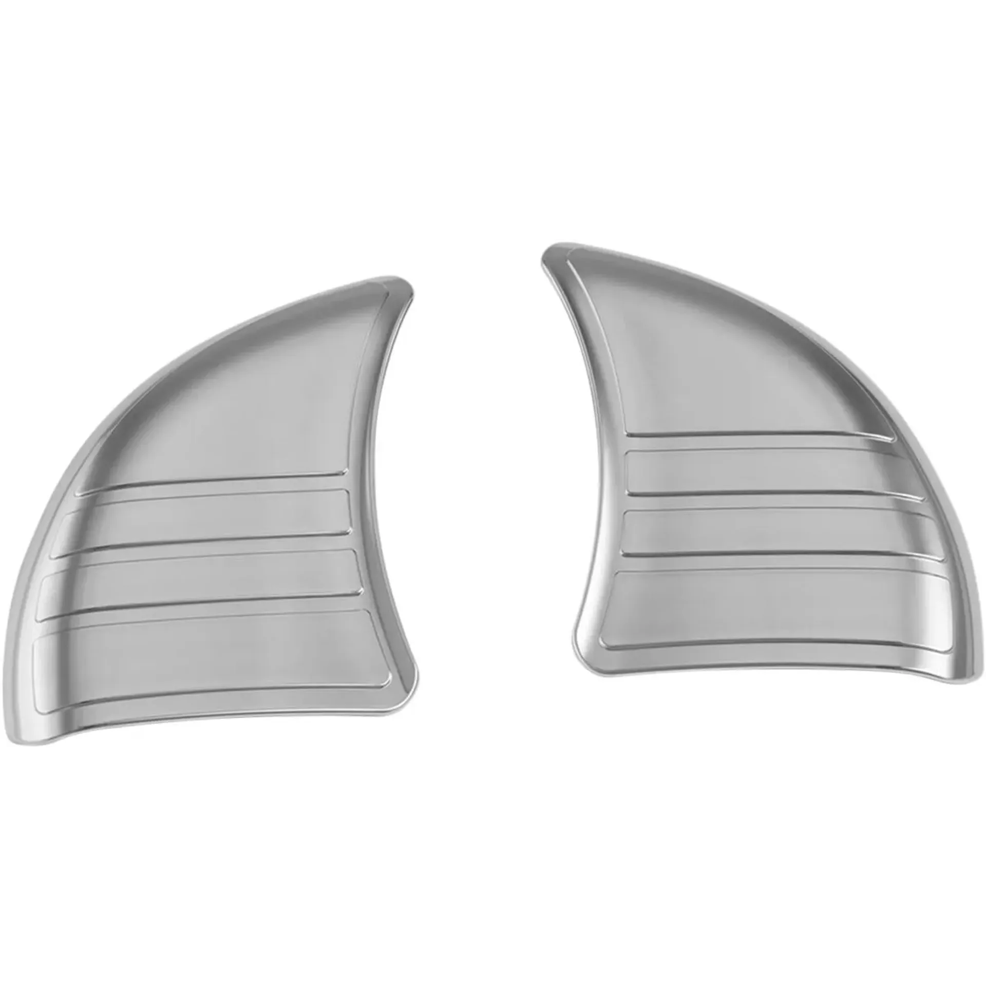 Inner Fairing Cover Plates Tri-Line Chrome