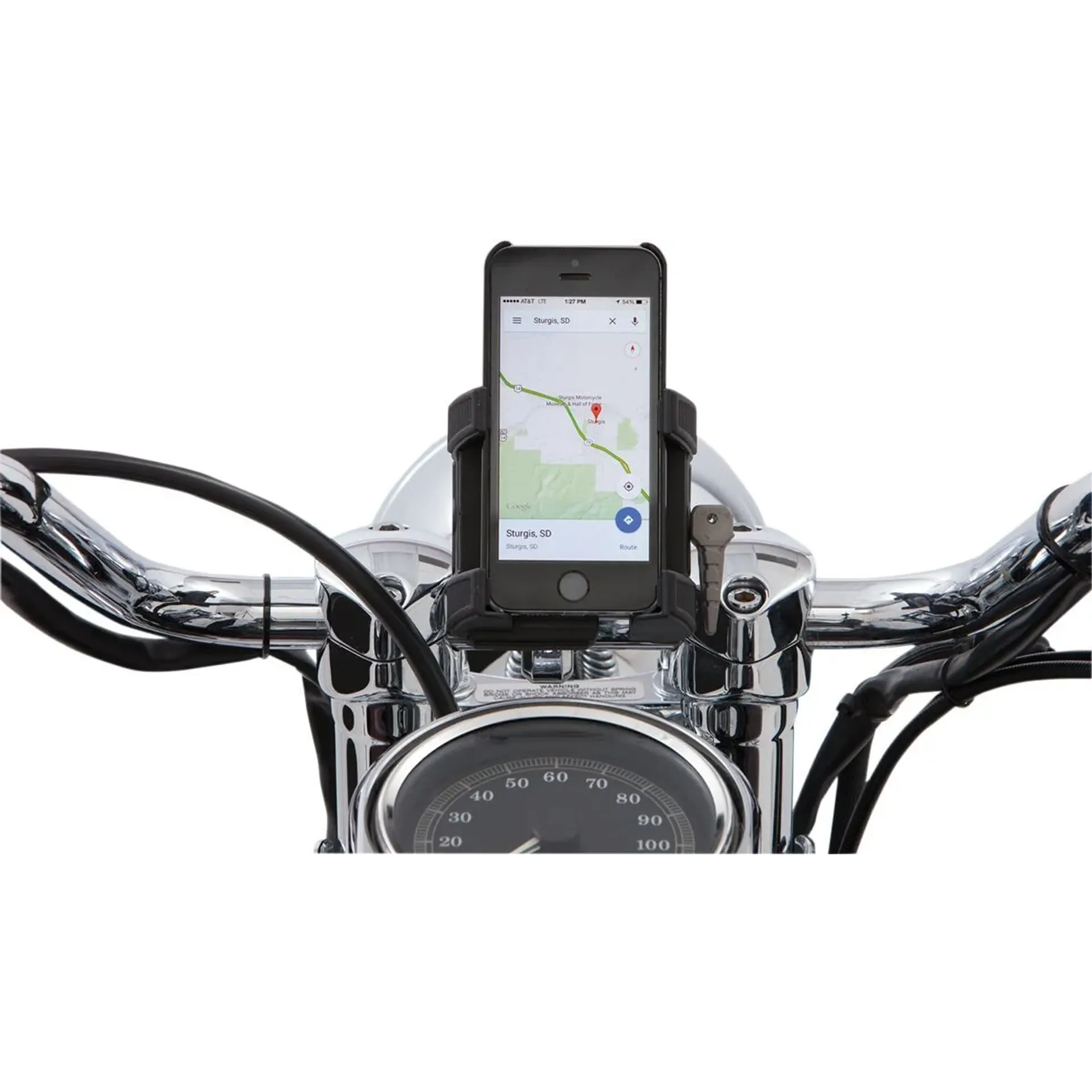 Smartphone/Gps Holder With Bar Mount Black