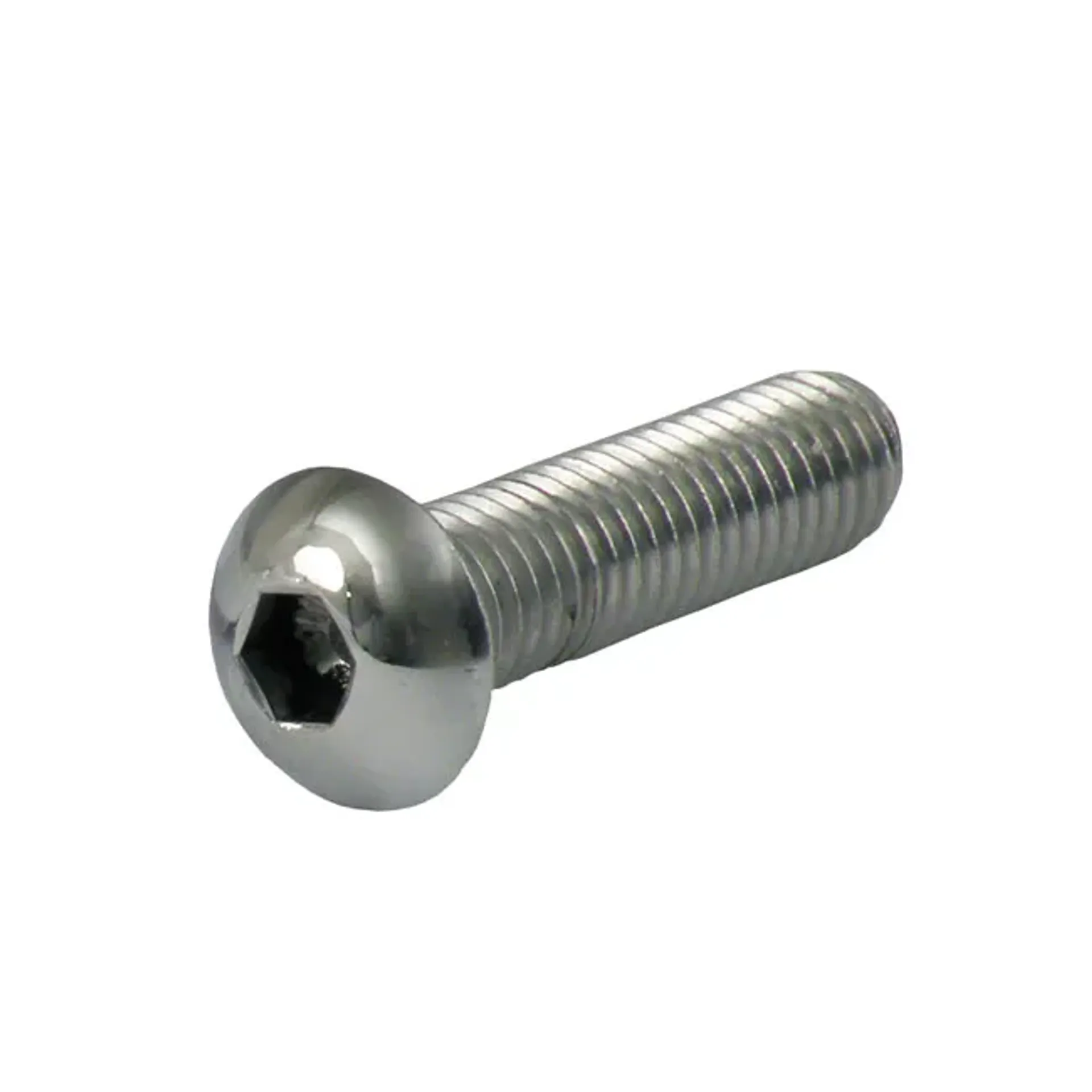 M5 x 20mm buttonhead bolt, polished ss