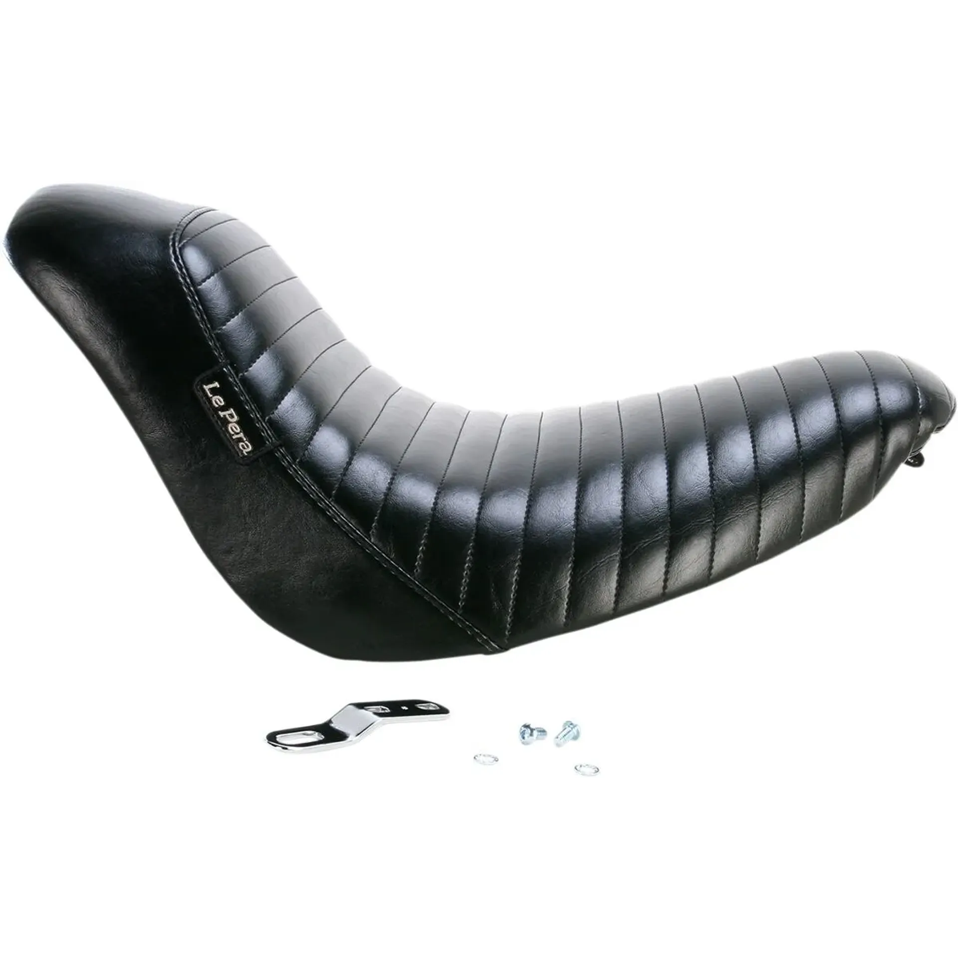 Bare Bones Seat Pleated Black