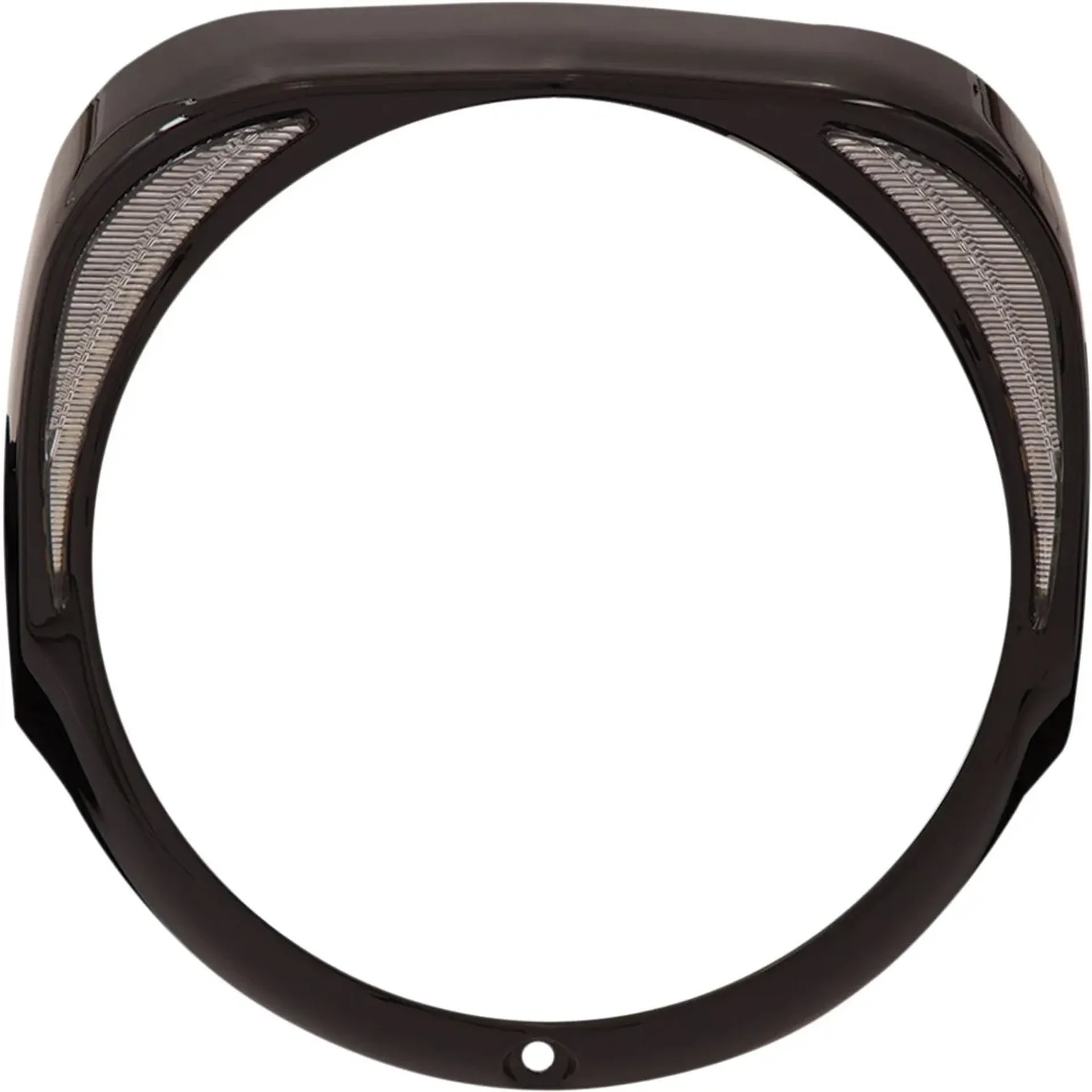 Headlight Bezel Fang Led Black