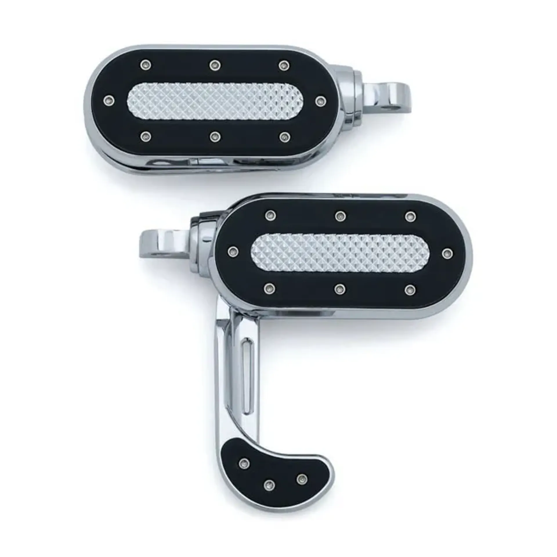 Kuryakyn, Heavy industry switchblade foot pegs. Chrome