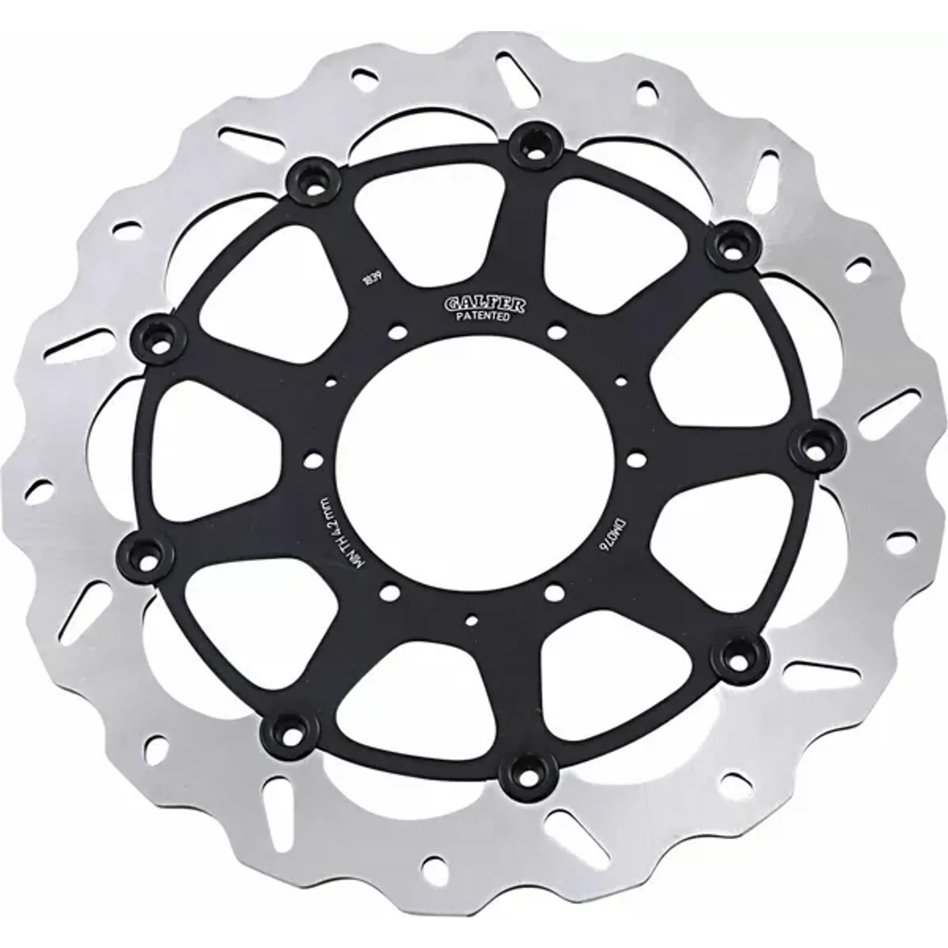 Brake disc float wave right
