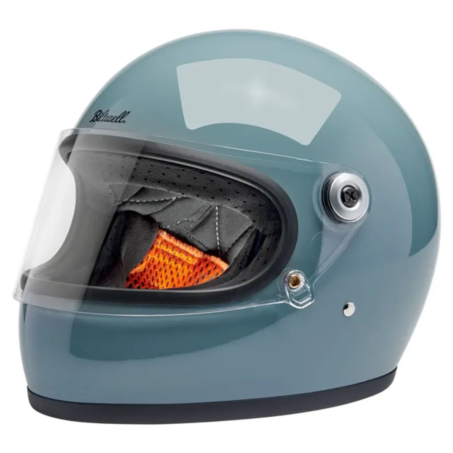 Biltwell Gringo S helmet Agave Blue Gloss