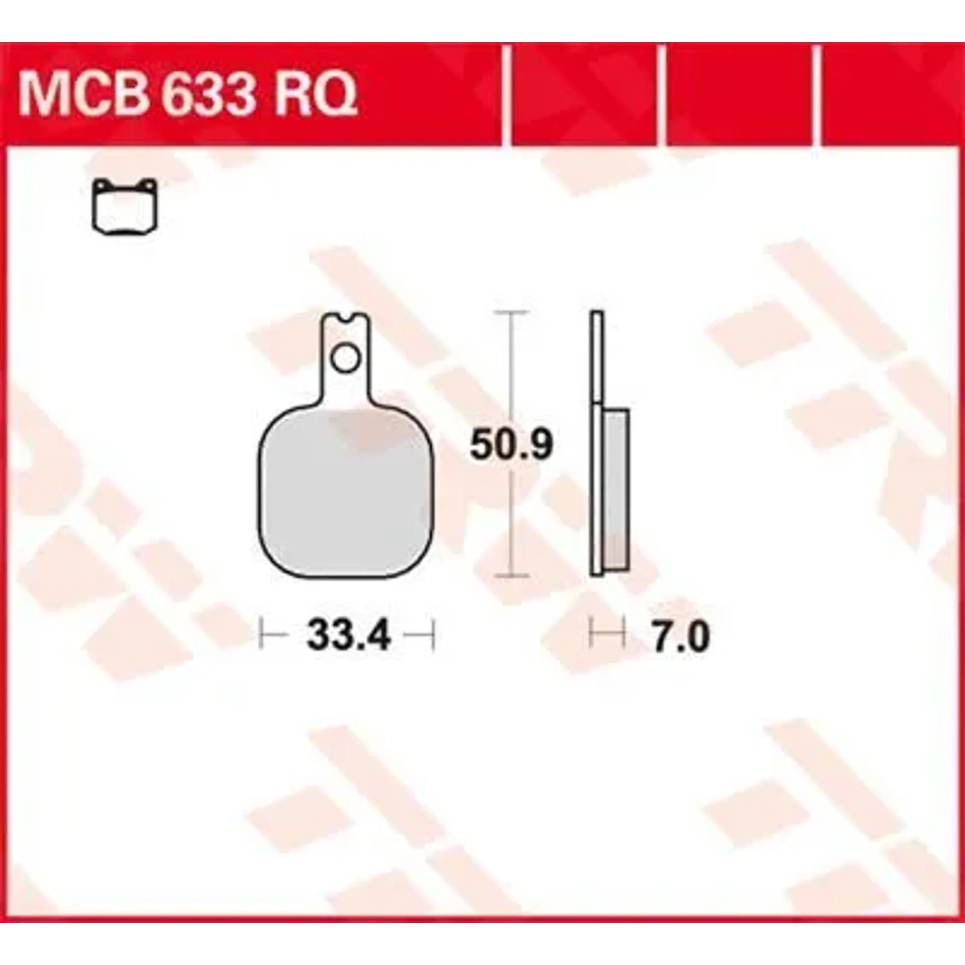 Brake Pad Rq Sport Organic