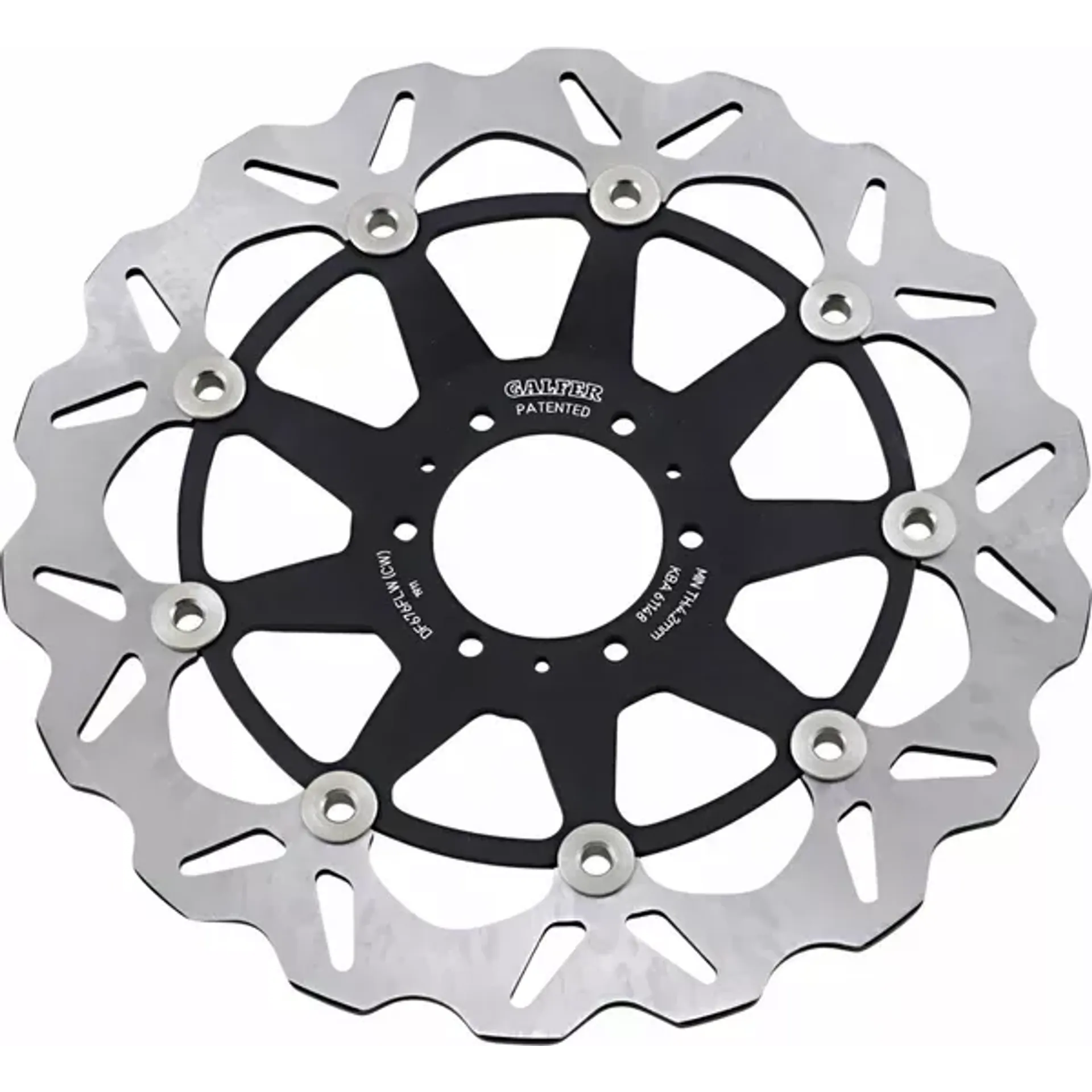 Brake disc float wave