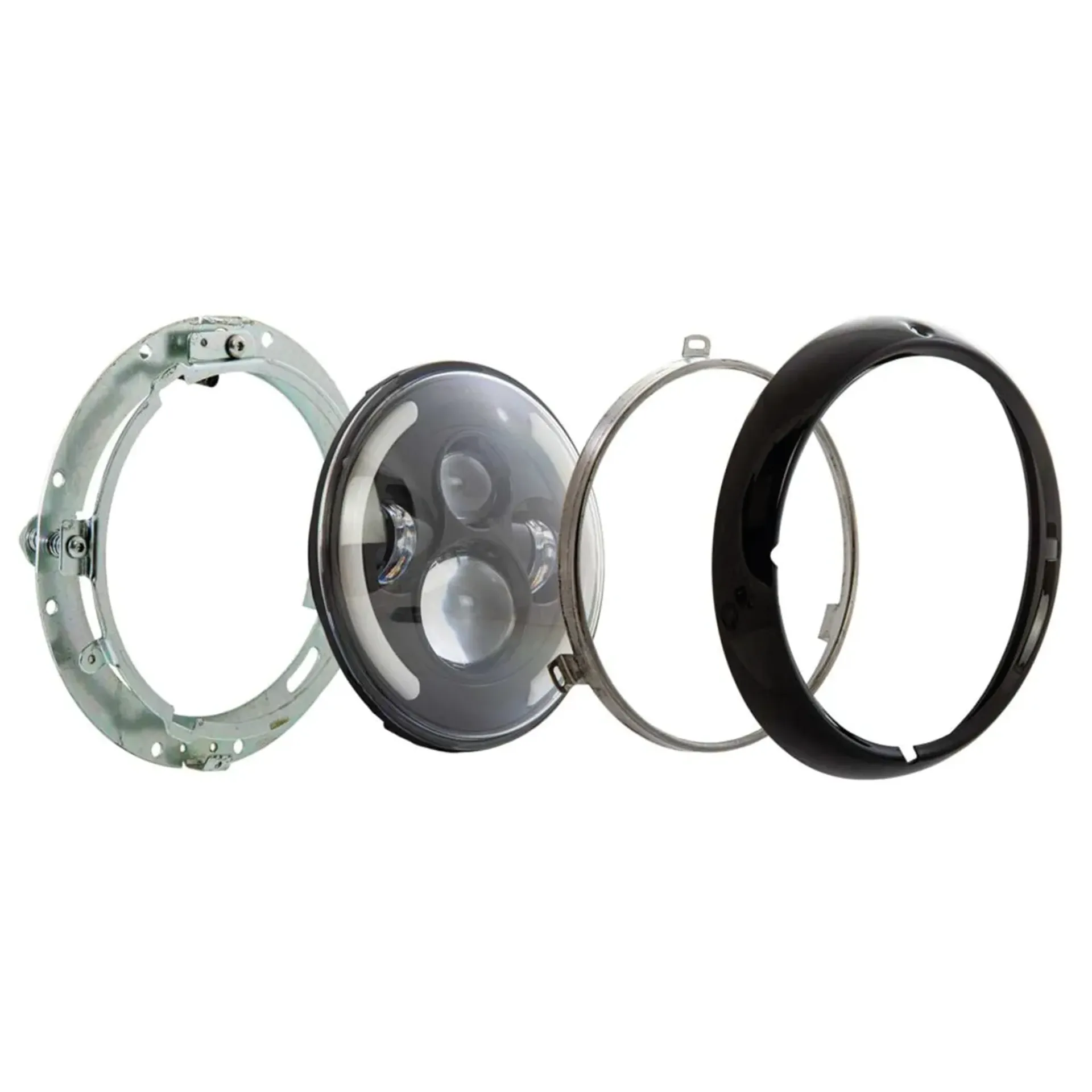 FXRP Fairing Headlight kit LED, 7″ compl