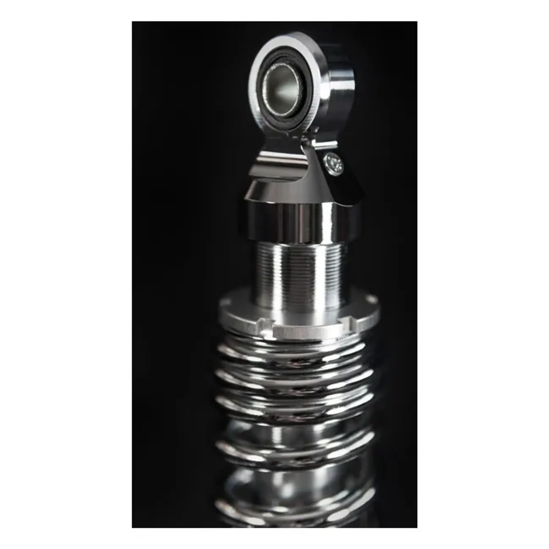 *2 WEEKS EXTRA TRANSIT TIME* Bitubo, WME dual shock absorber set. Chrome. 331mm