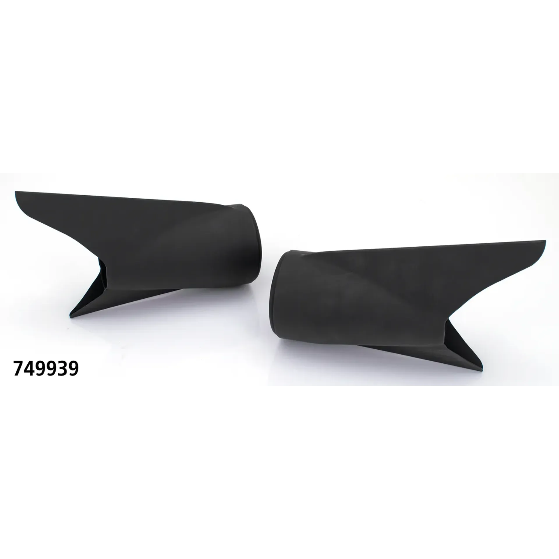 MCJ End Caps Royal 80 Fishtail Black