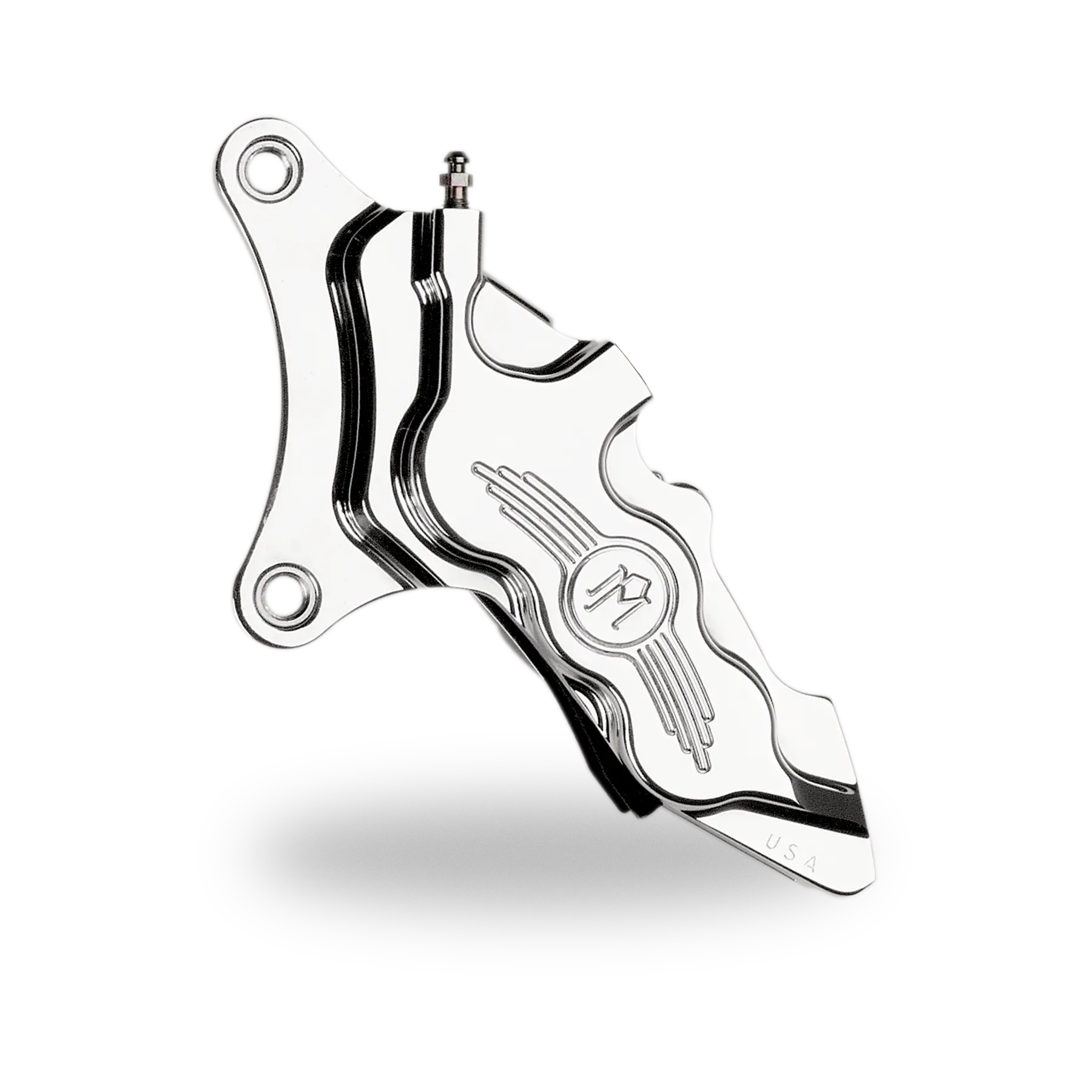 PM 112x6B LH Caliper chrome 13" disc