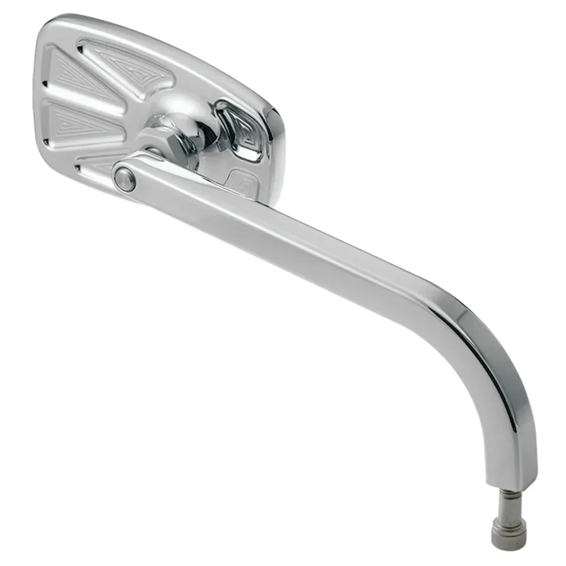 JM Mirror No. 8 Solid Long RH Chrome