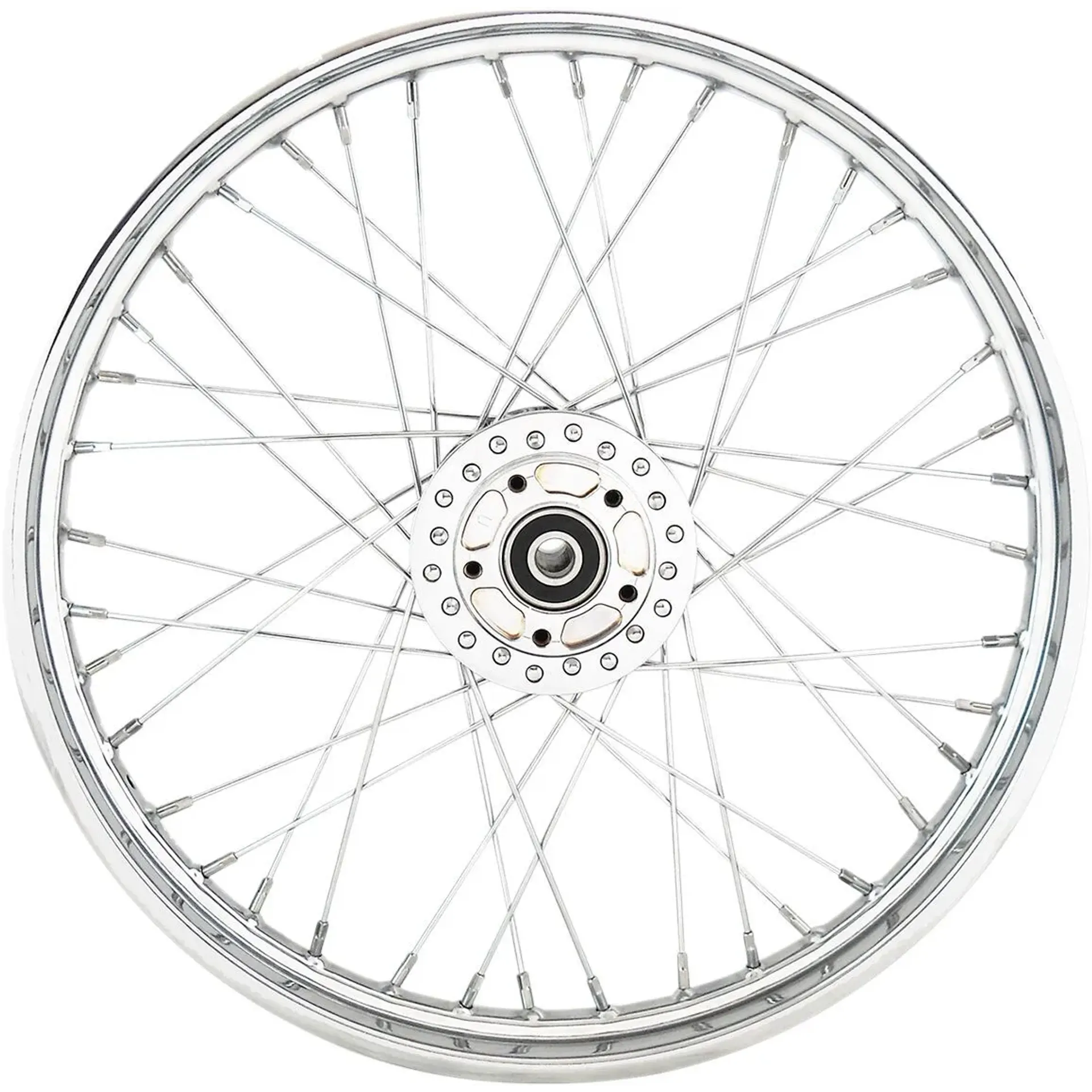 Wheel 40 Spoke 21″ X 2.15″ Front Chrome
