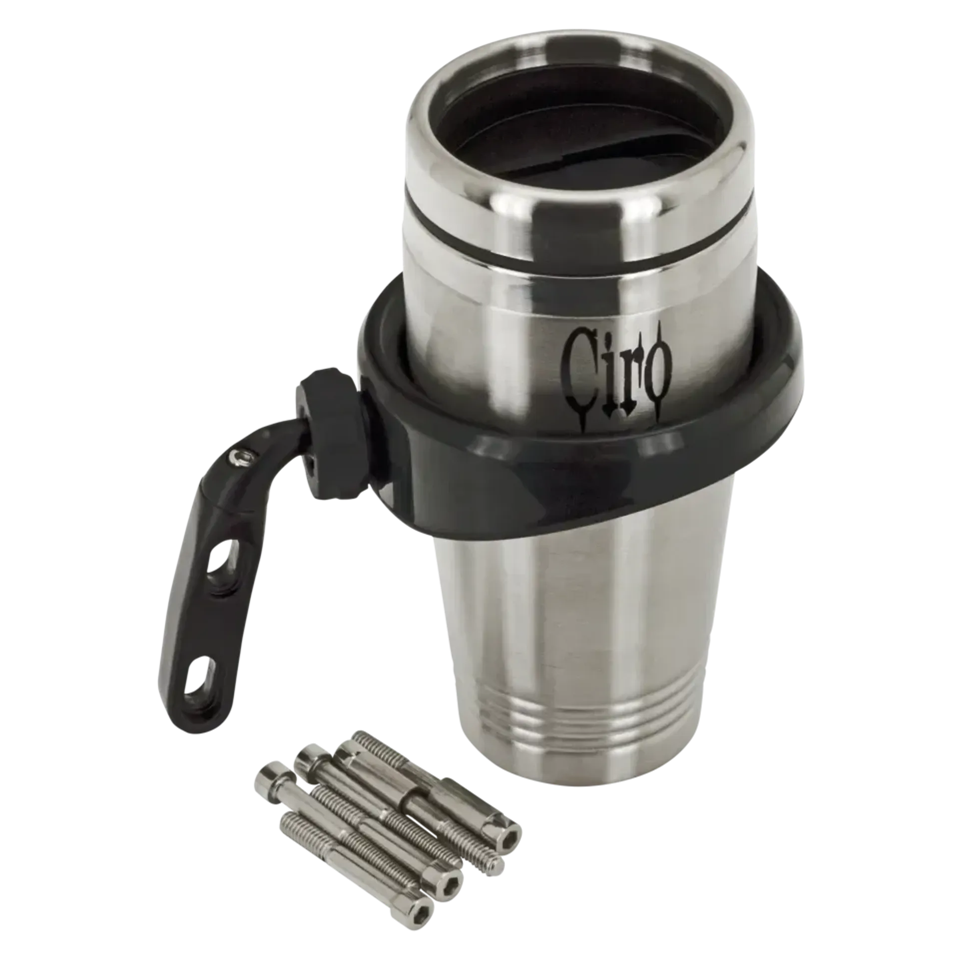 Drink holder perch mount black