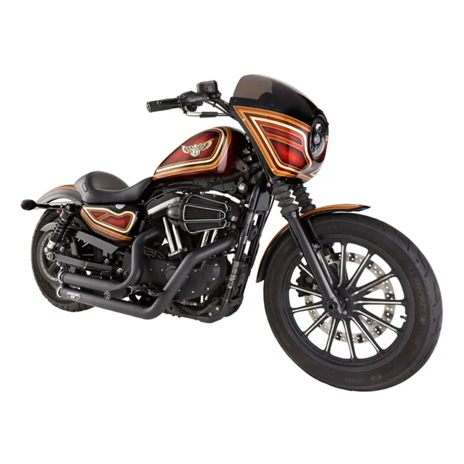 Arlen Ness, 90° Monster Sucker air cleaner. Beveled