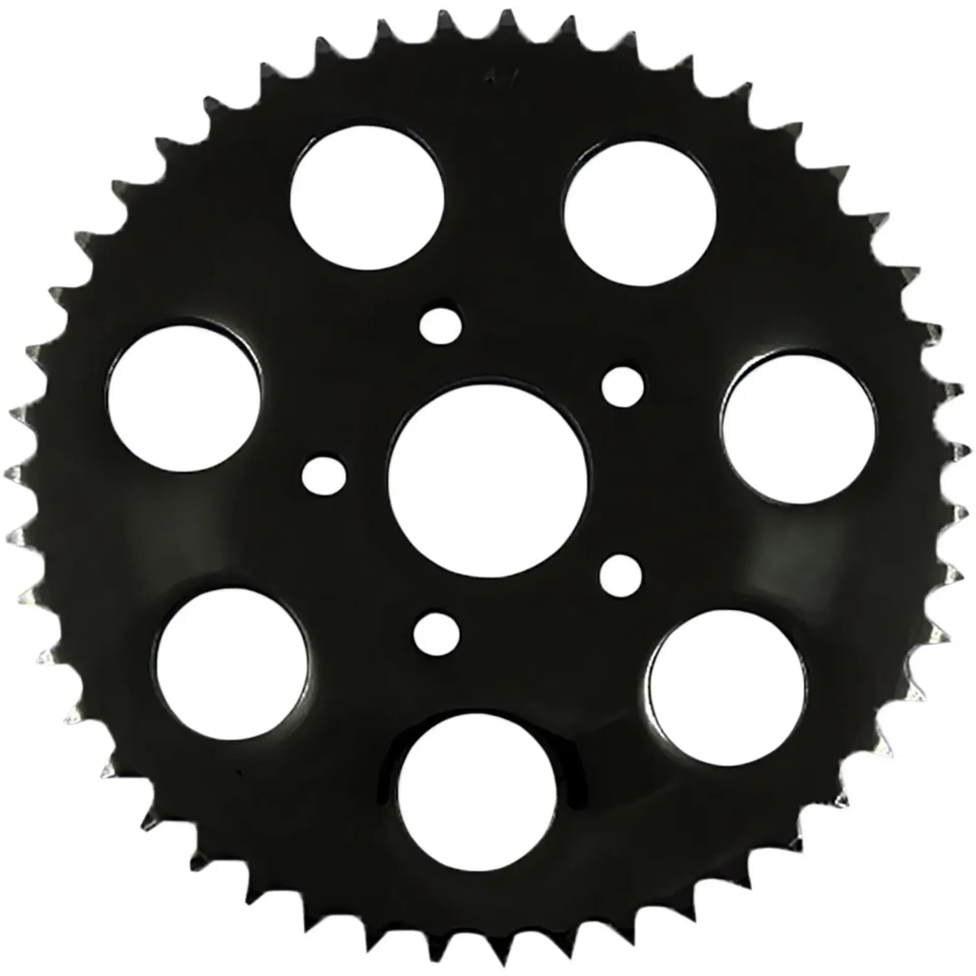 Sprocket Rear Wheel 46T Flat Gloss Black