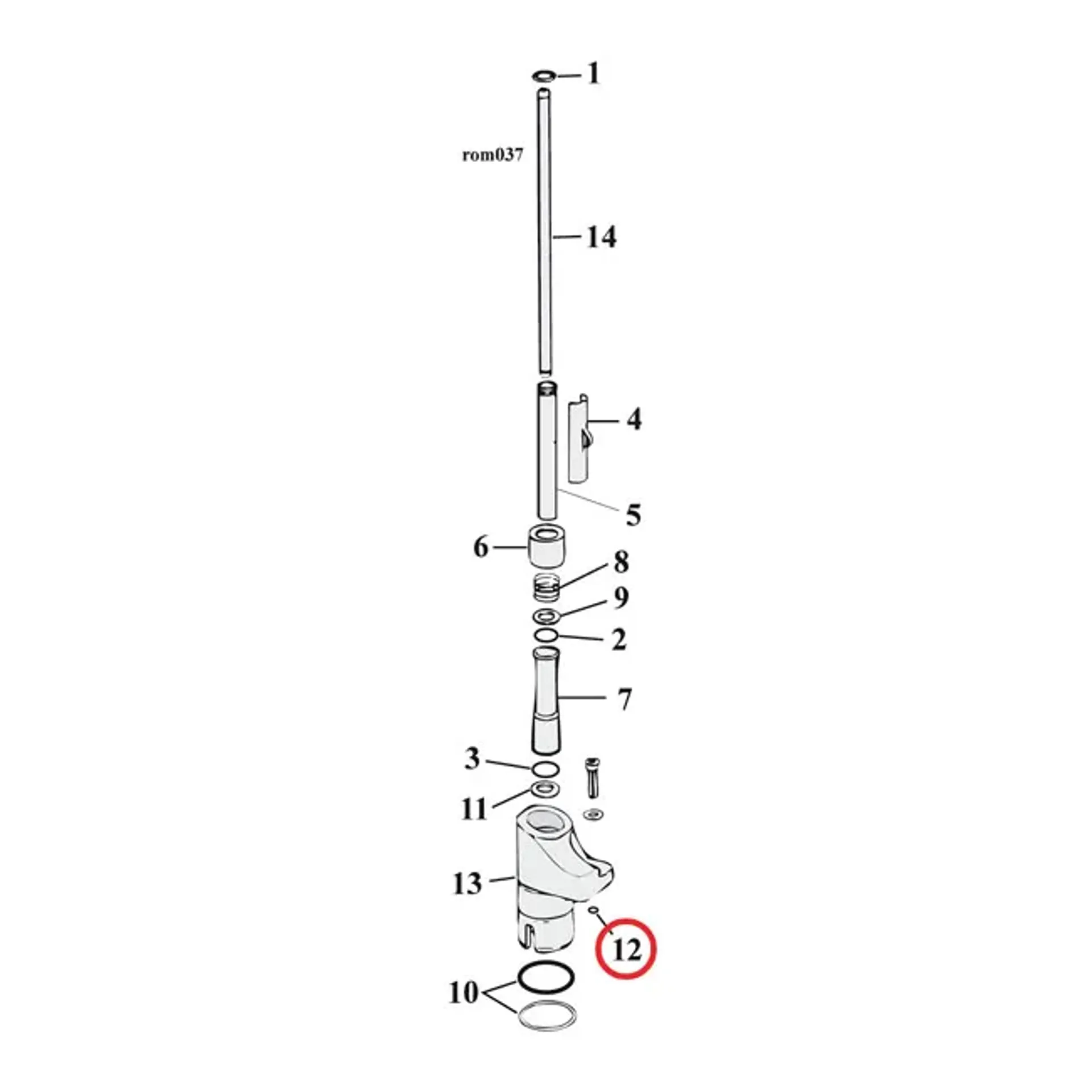 Cometic, o-ring tappet guide / rocker / oil pump