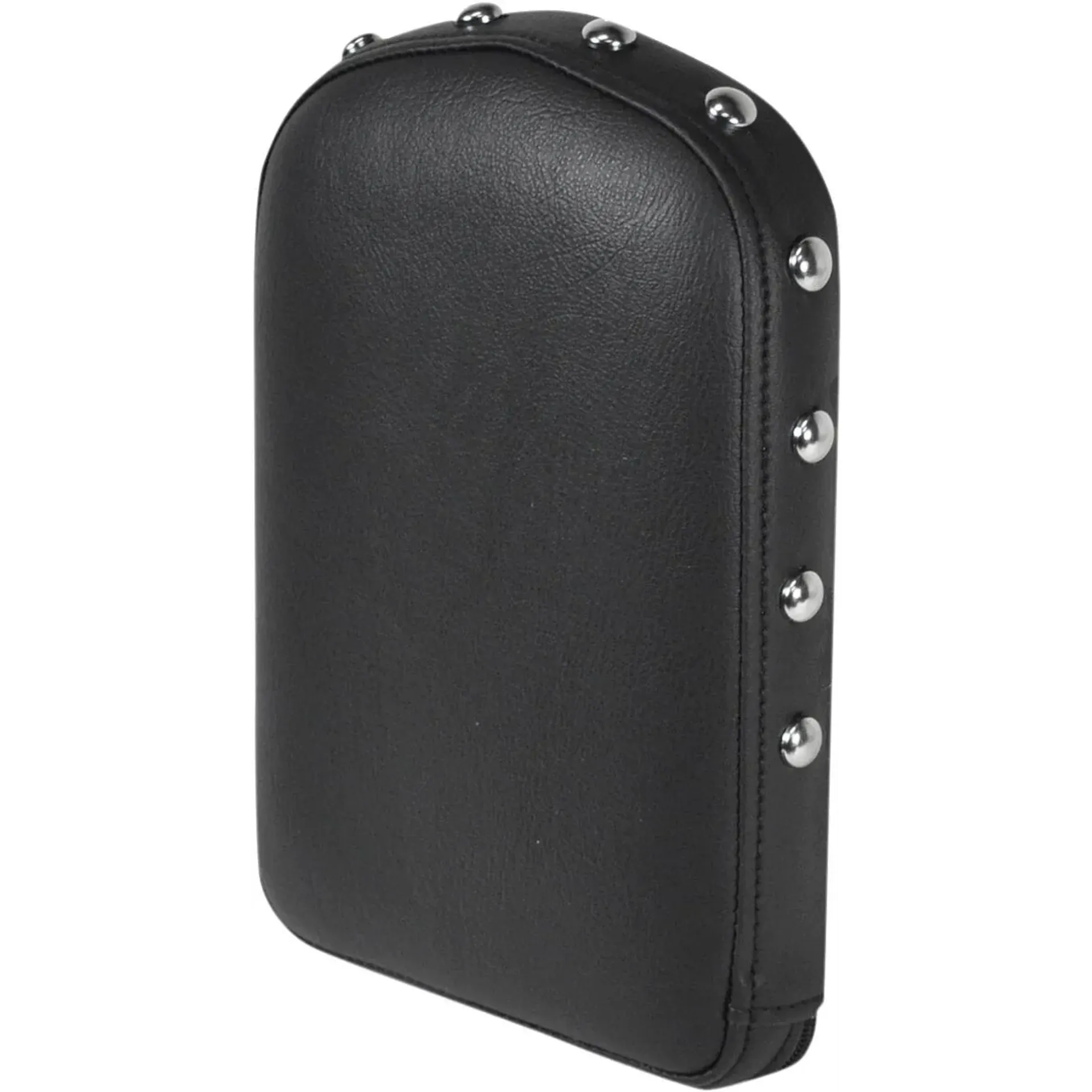 Sissy Bar Pad Renegade™ Tall Rear Vinyl Studded Black|Natural