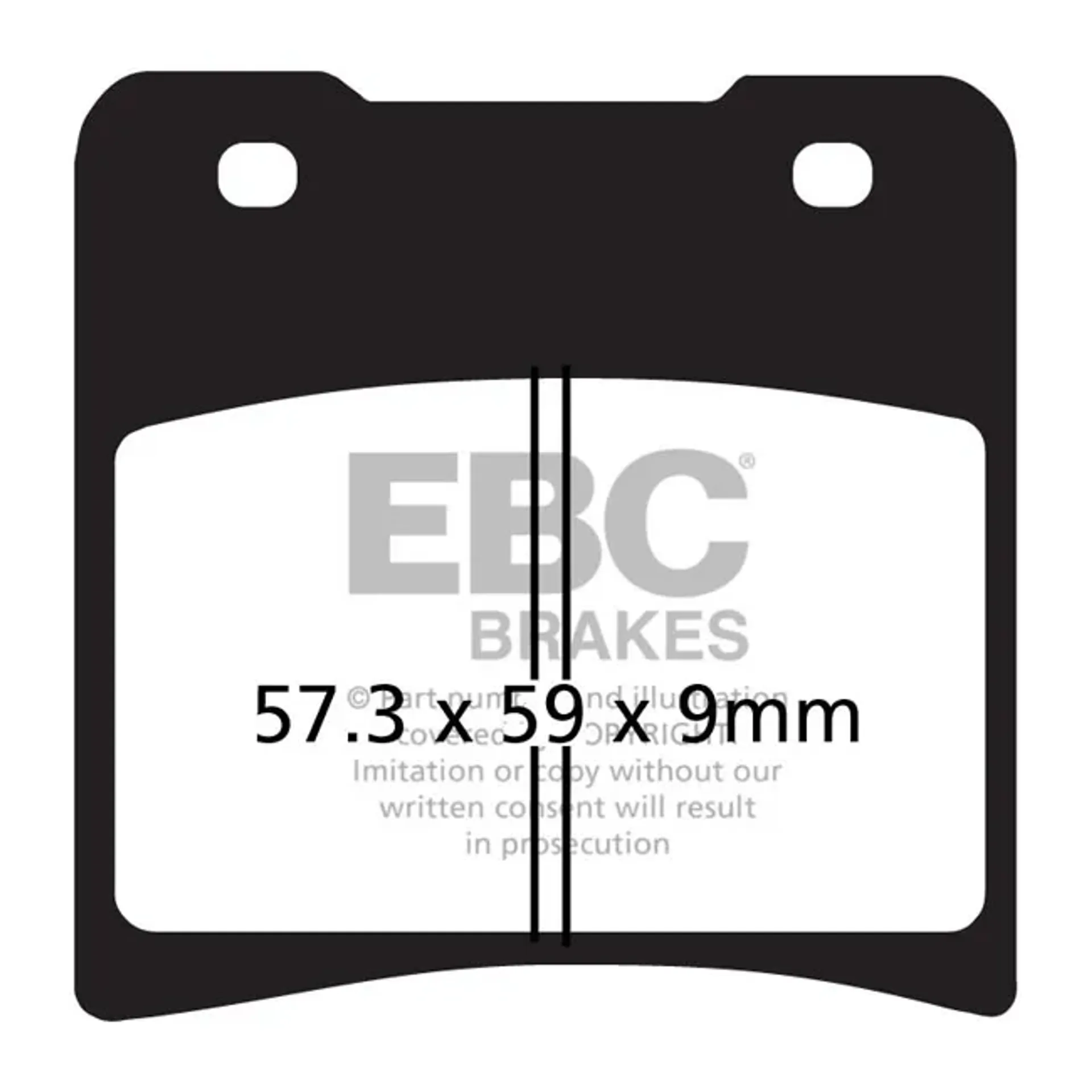 EBC Organic brake pads