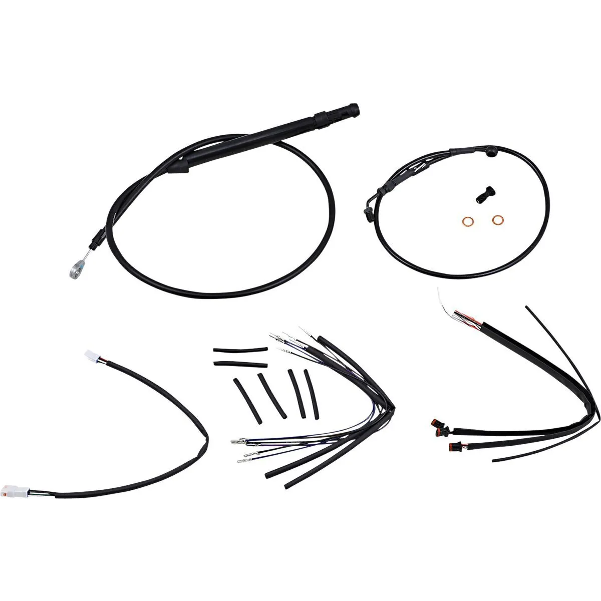 Black Control Kit For 14" Gorilla Handlebars