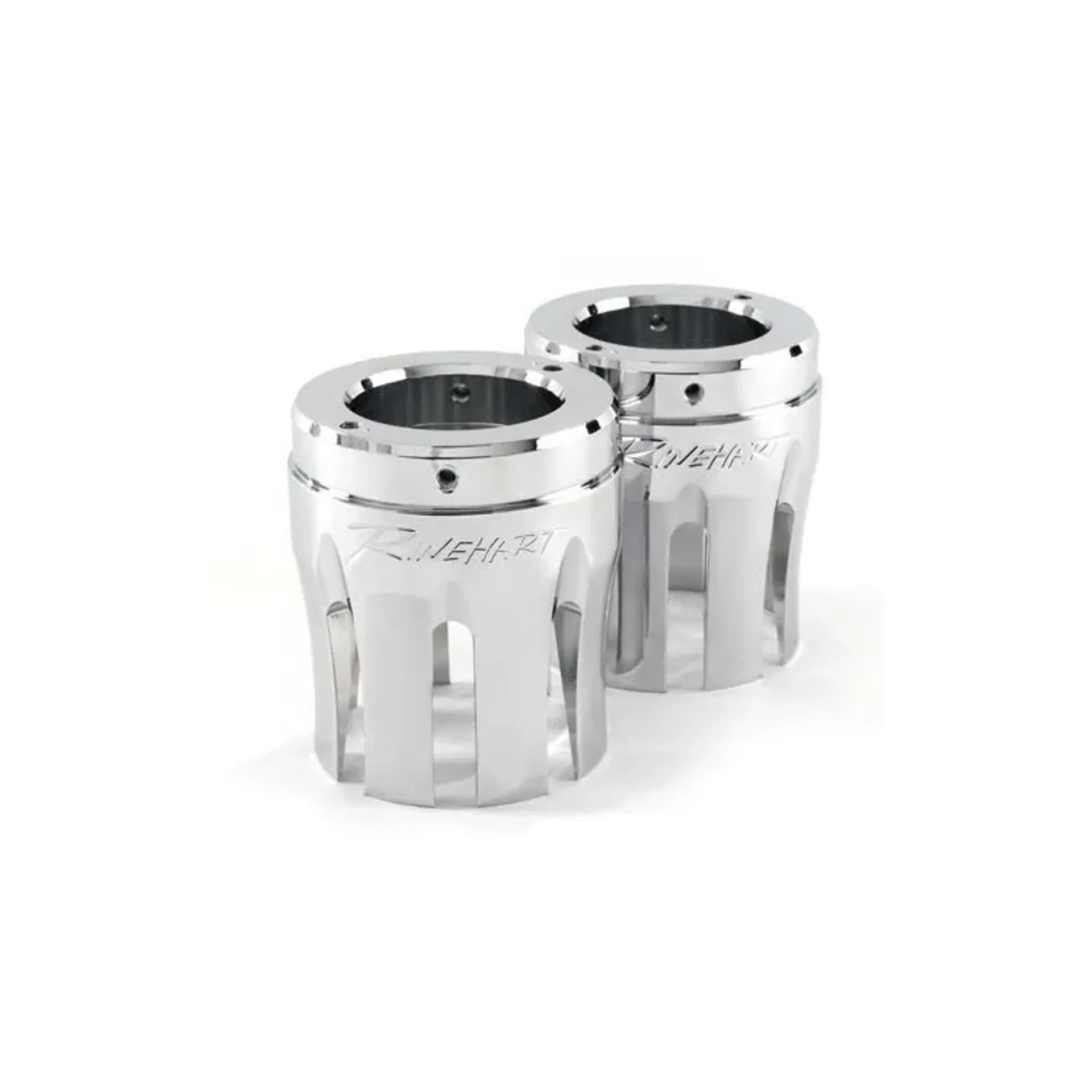 End Caps Castle 4″ Exhaust Moto Series Chrome