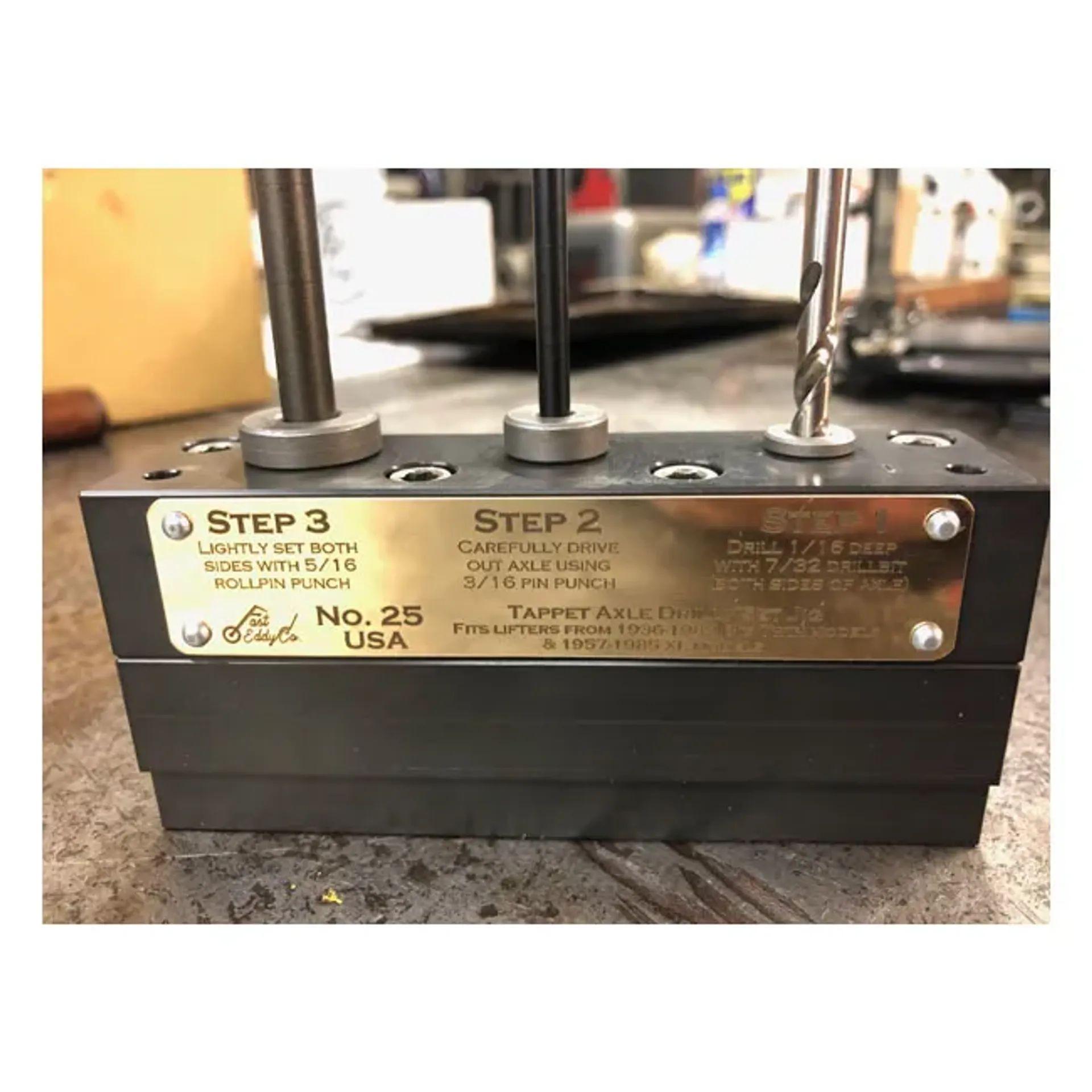 Fast Eddy, tappet roller rebuild tool